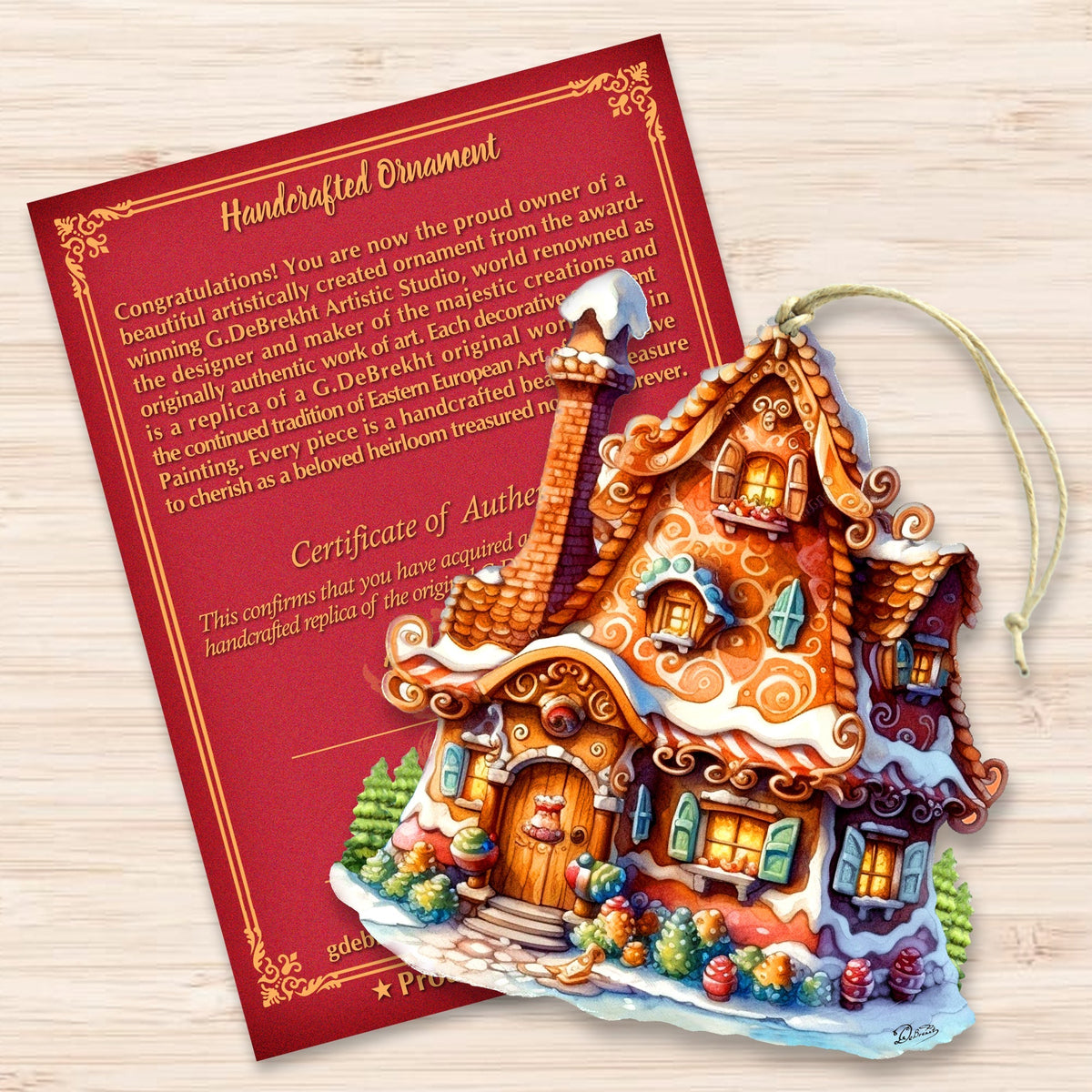 Magic House Wooden Ornaments by G. Debrekht - Christmas Decor - 8100191-3