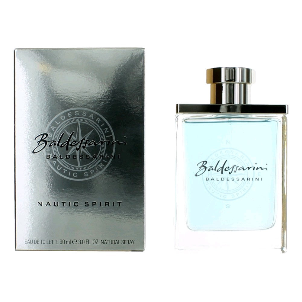 Baldessarini Nautic Spirit, 3 oz EDT Spray for Men
