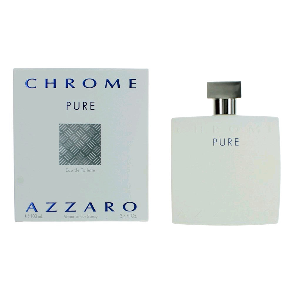 Chrome Pure, 3.4 oz EDT Spray for Men