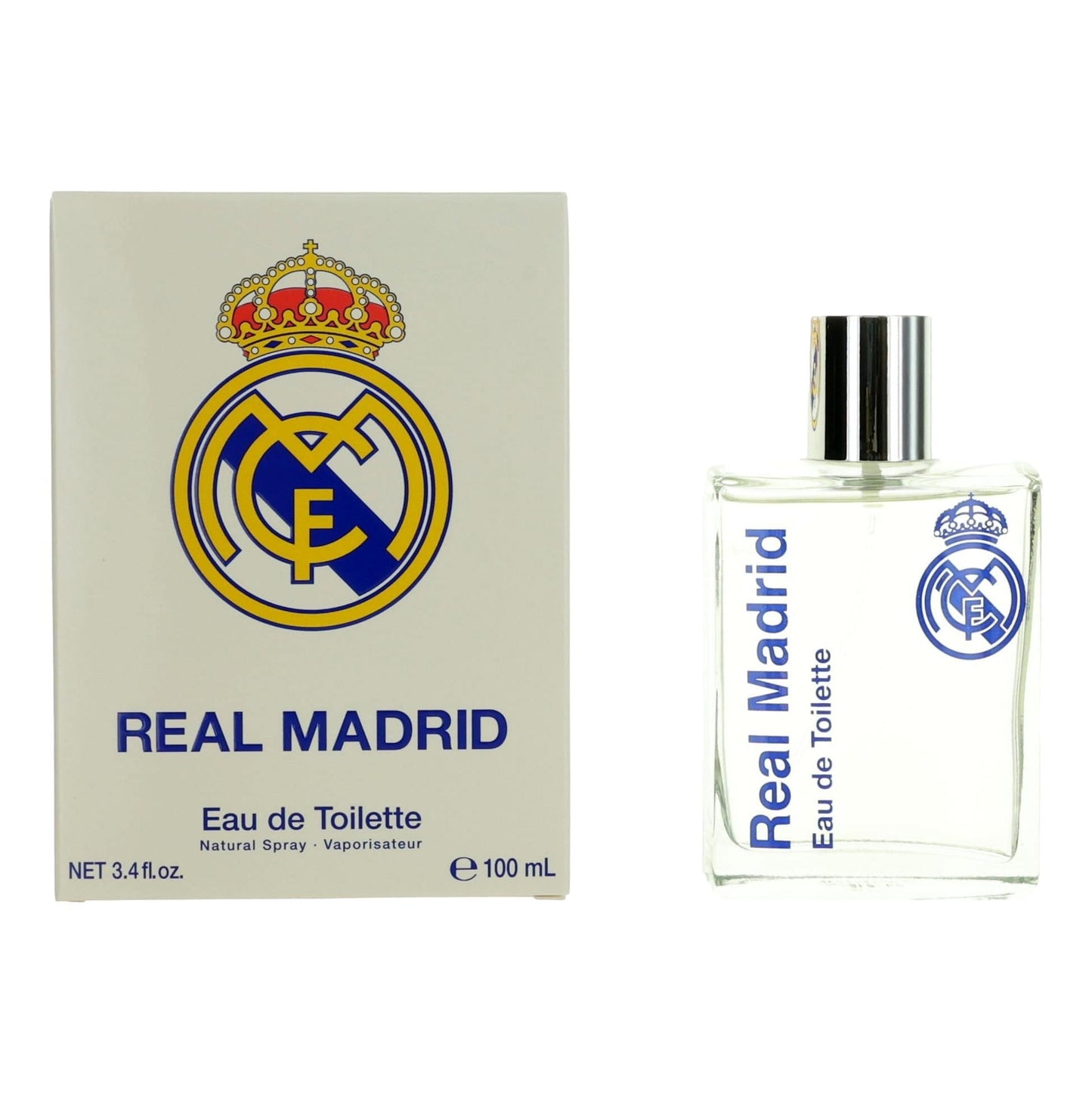 FC Real Madrid, 3.4 oz EDT Spray for Men