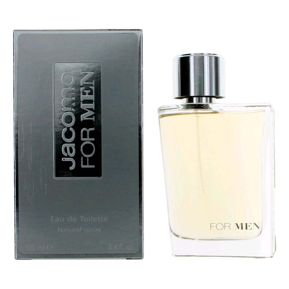 Jacomo For Men, 3.4 oz EDT Spray for Men