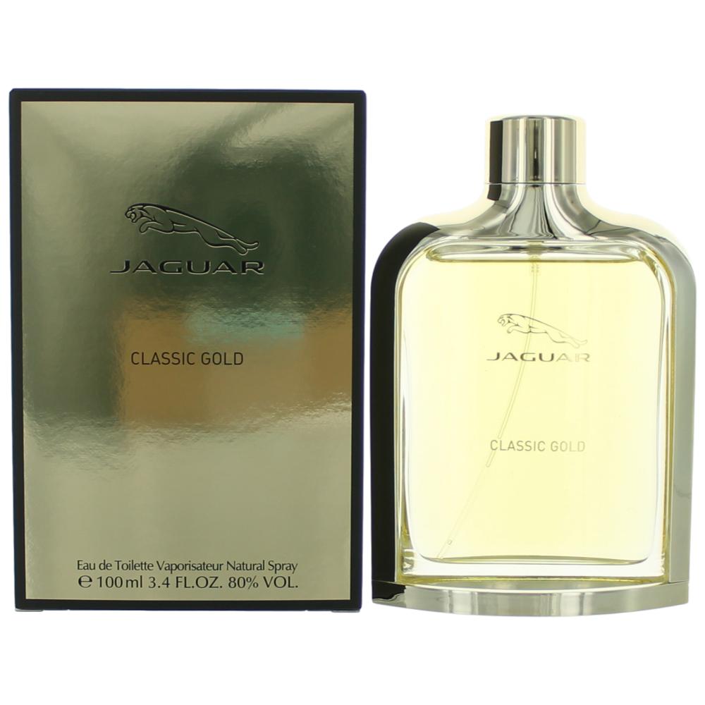 Jaguar Classic Gold, 3.4 oz EDT Spray for Men