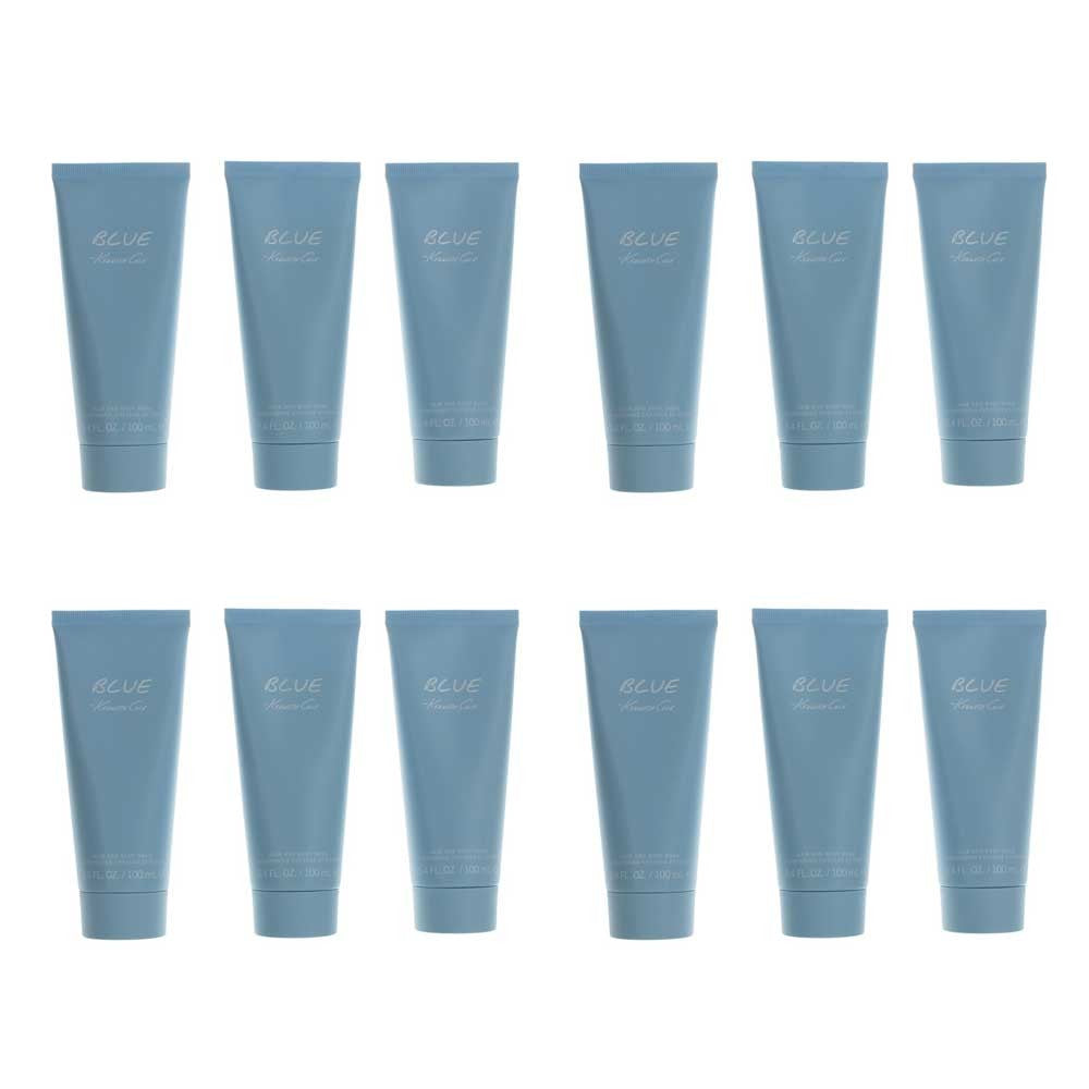 Kenneth Cole Blue, 3.4oz Hair and Body Wash men, 12 pack