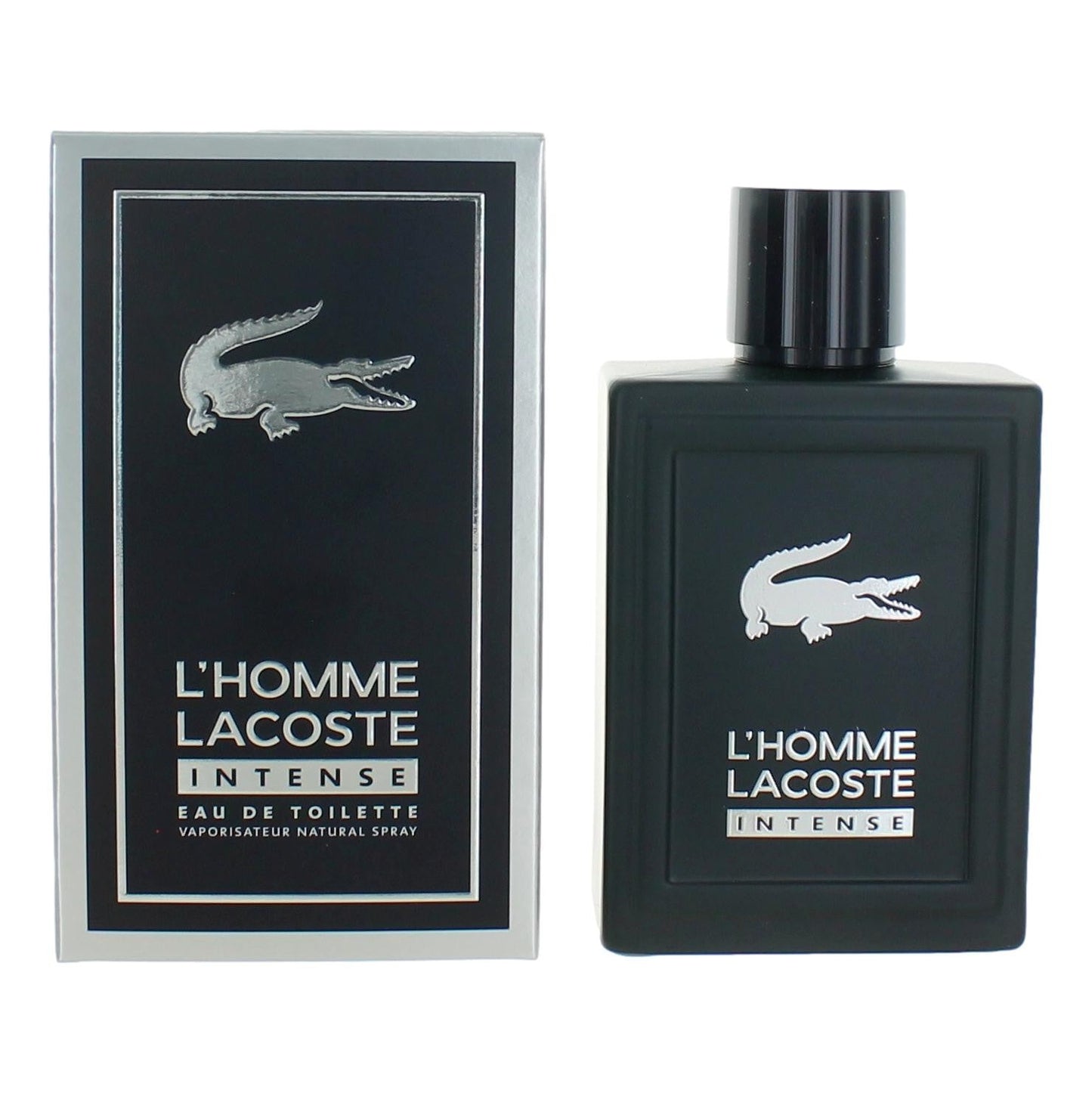 L'Homme Lacoste Intense, 3.3 oz EDT Spray for Men