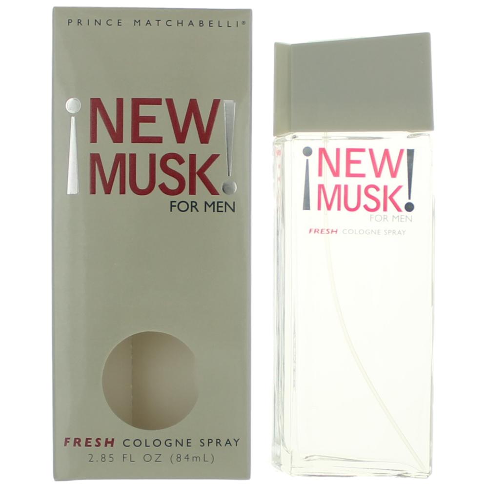 New Musk, 2.85 oz Fresh Cologne Spray for Men