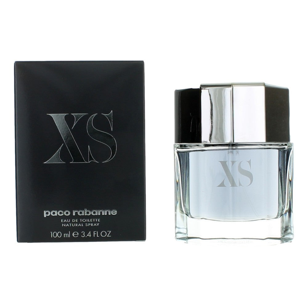 XS Grey, 3.4 oz EDT Spray for Men