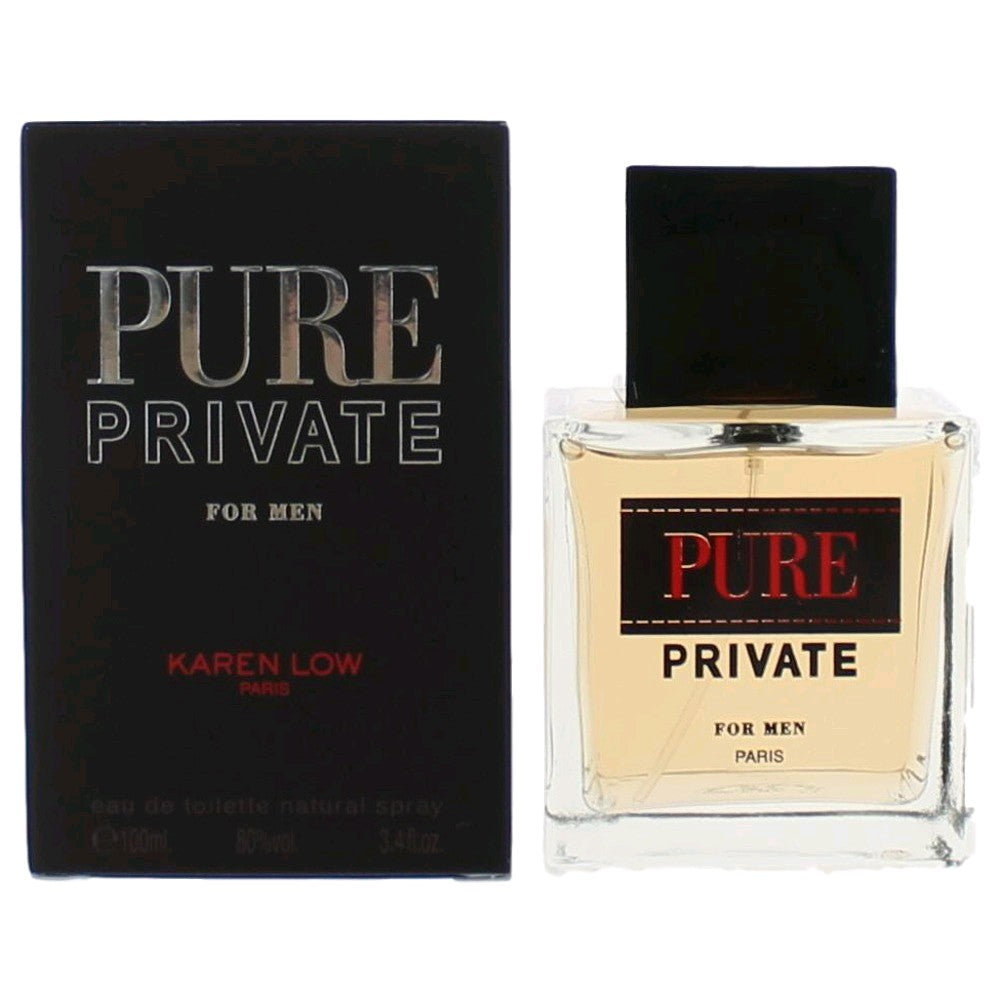 Pure Private, 3.4 oz EDT Spray for Men
