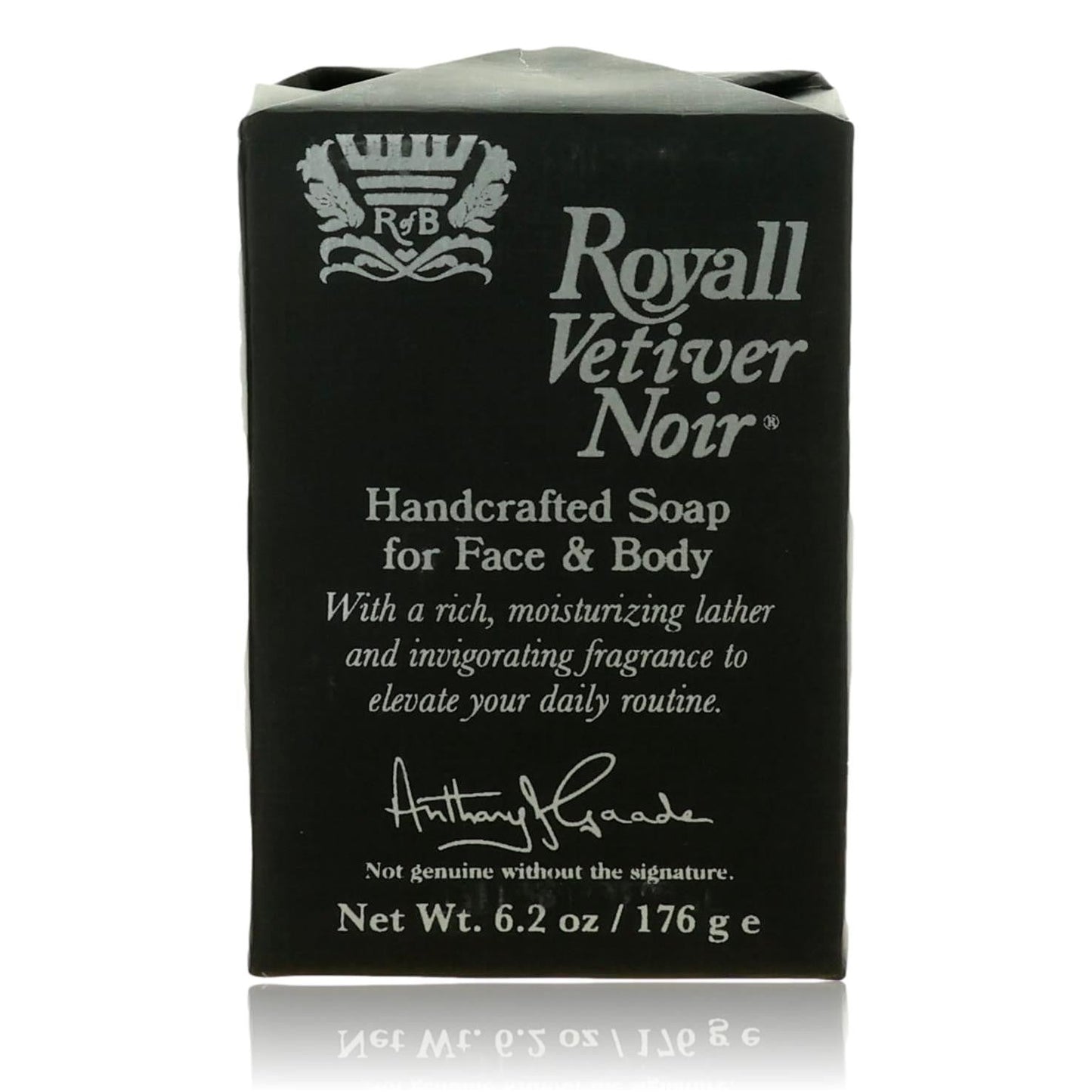 Royall Vetiver Noir, 6.2 oz Bar Soap for Men