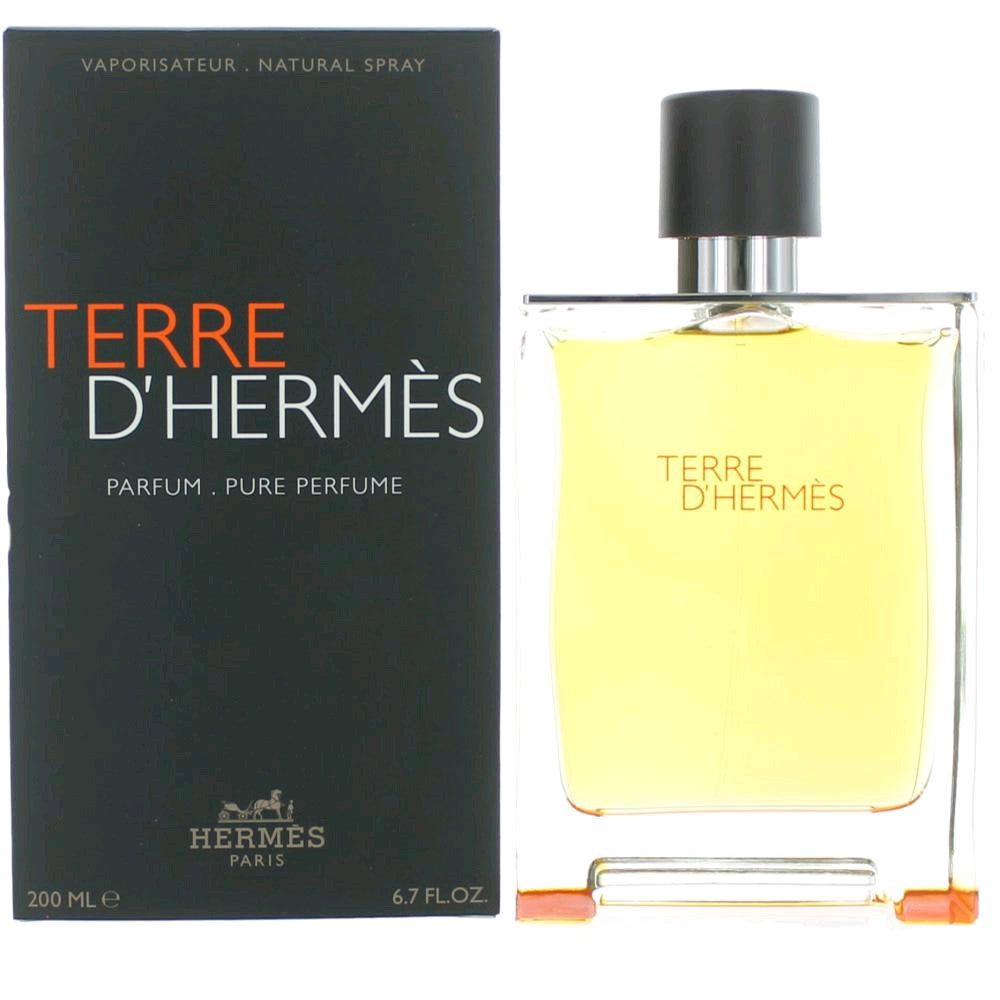 Terre D'Hermes, 6.7 oz Pure Parfum Spray for Men