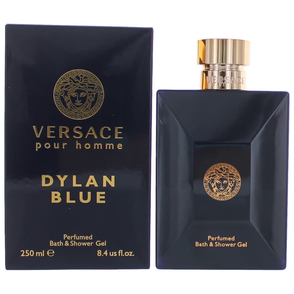 Versace Pour Homme Dylan Blue, 8.4oz Perfumed Bath & Shower Gel men