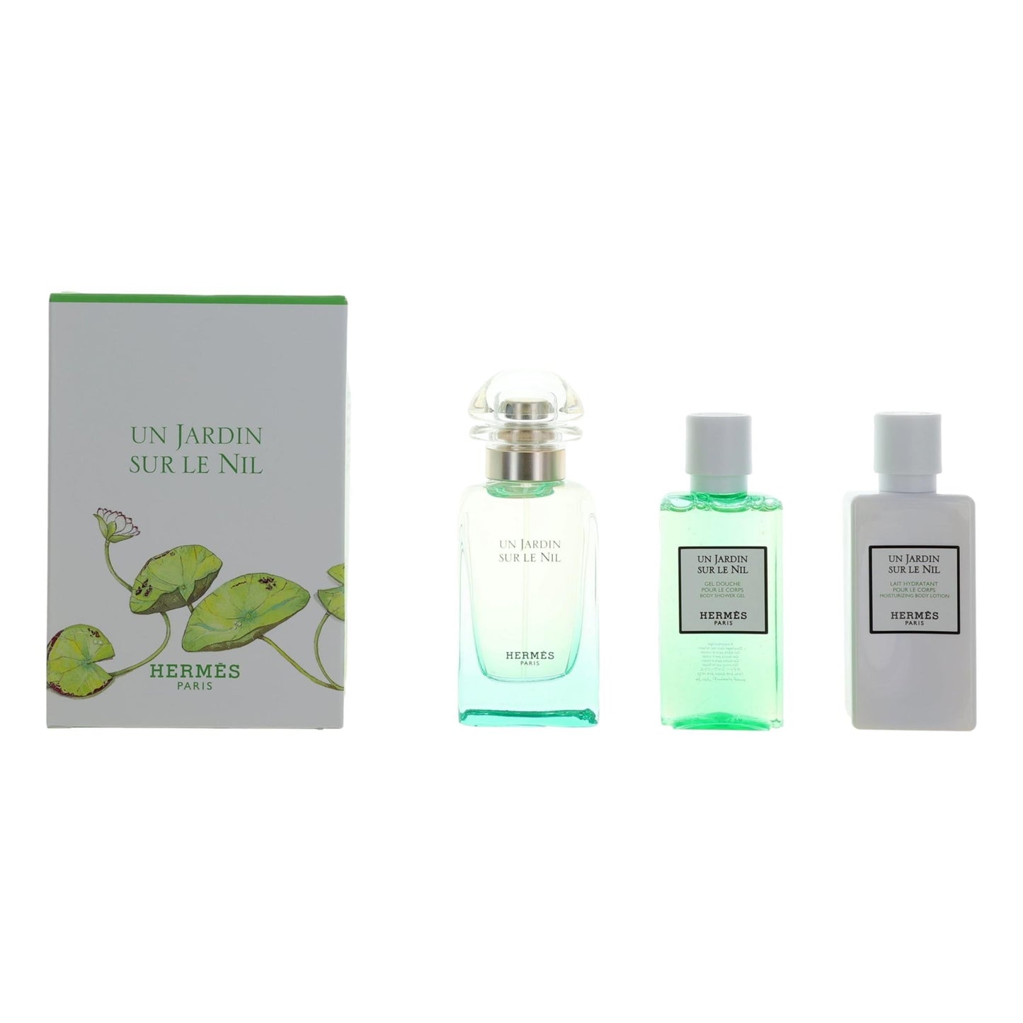Un Jardin Sur Le Nil, 3 Piece Gift Set for Unisex