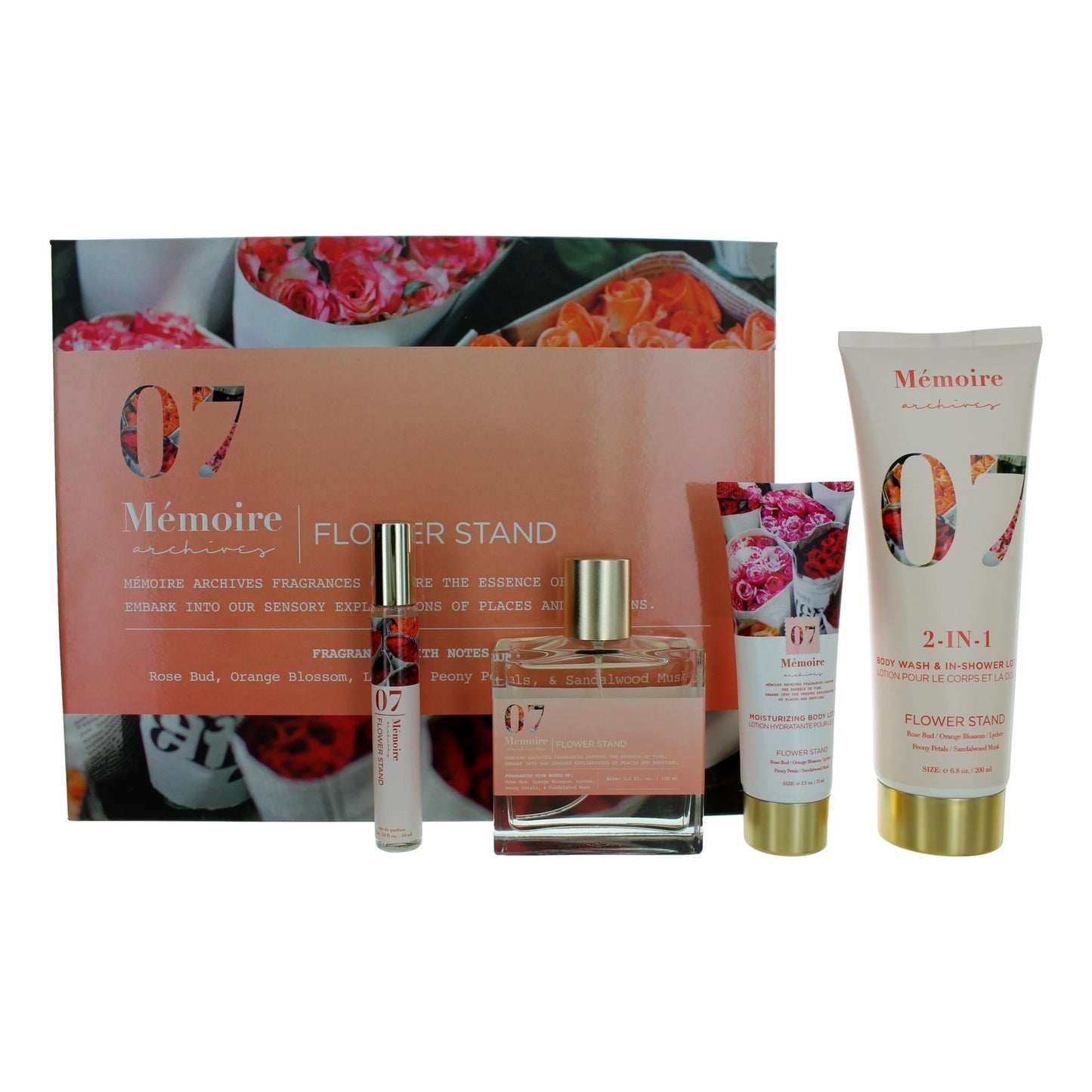Flower Stand, 4 Piece Gift Set for Unisex
