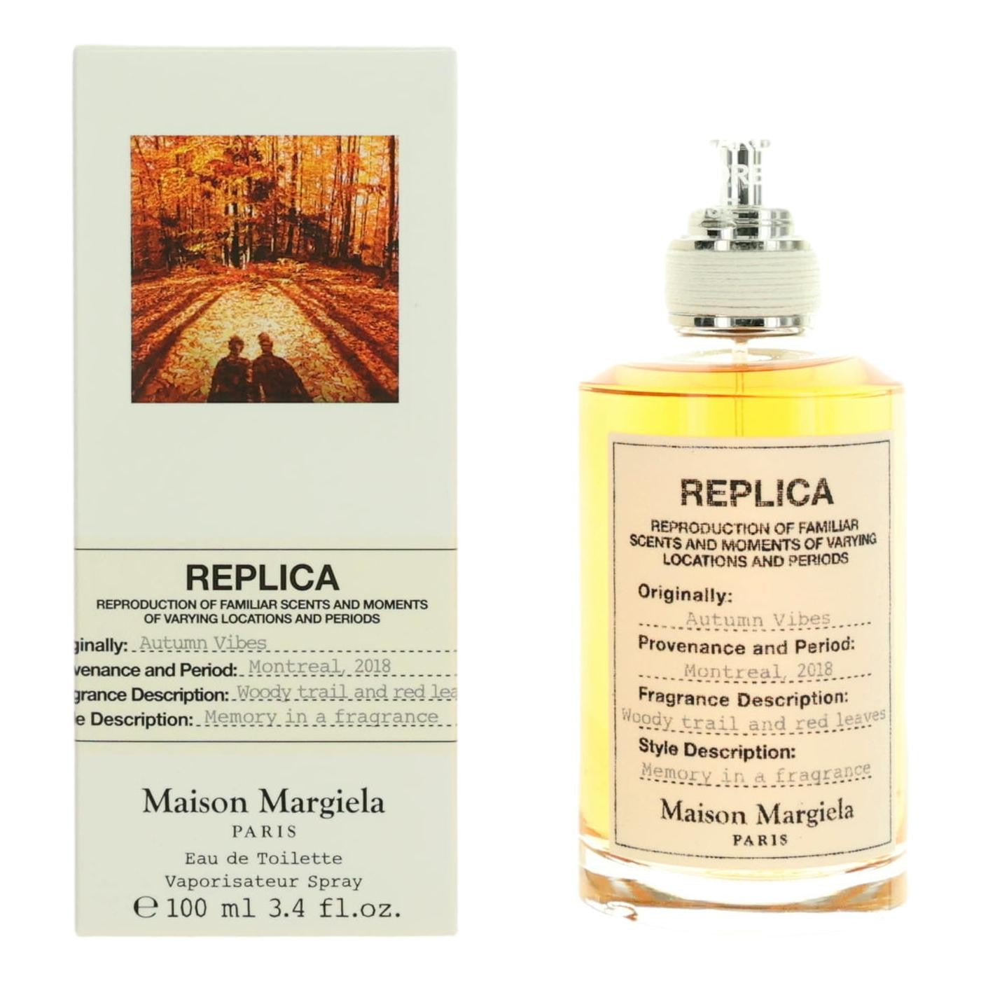 Replica Autumn Vibes, 3.4 oz EDT Spray for Unisex