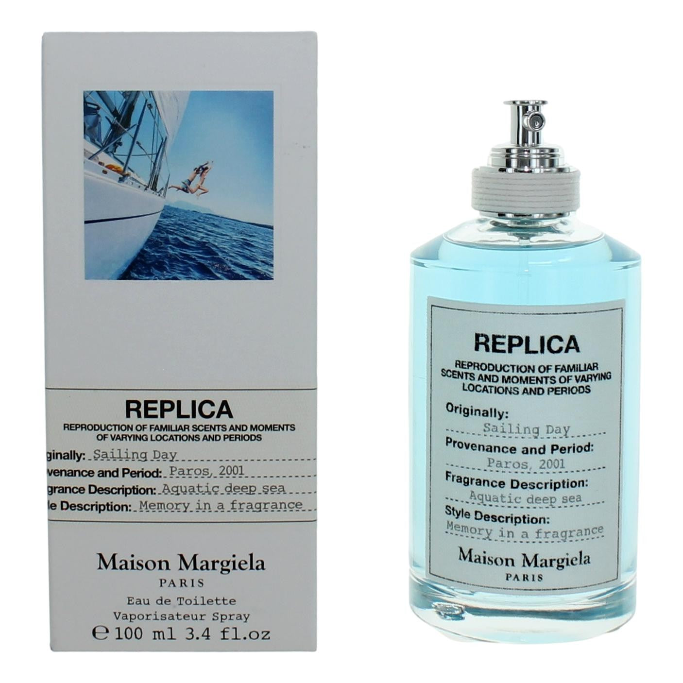 Replica Sailing Day, 3.4 oz EDT Spray for Unisex