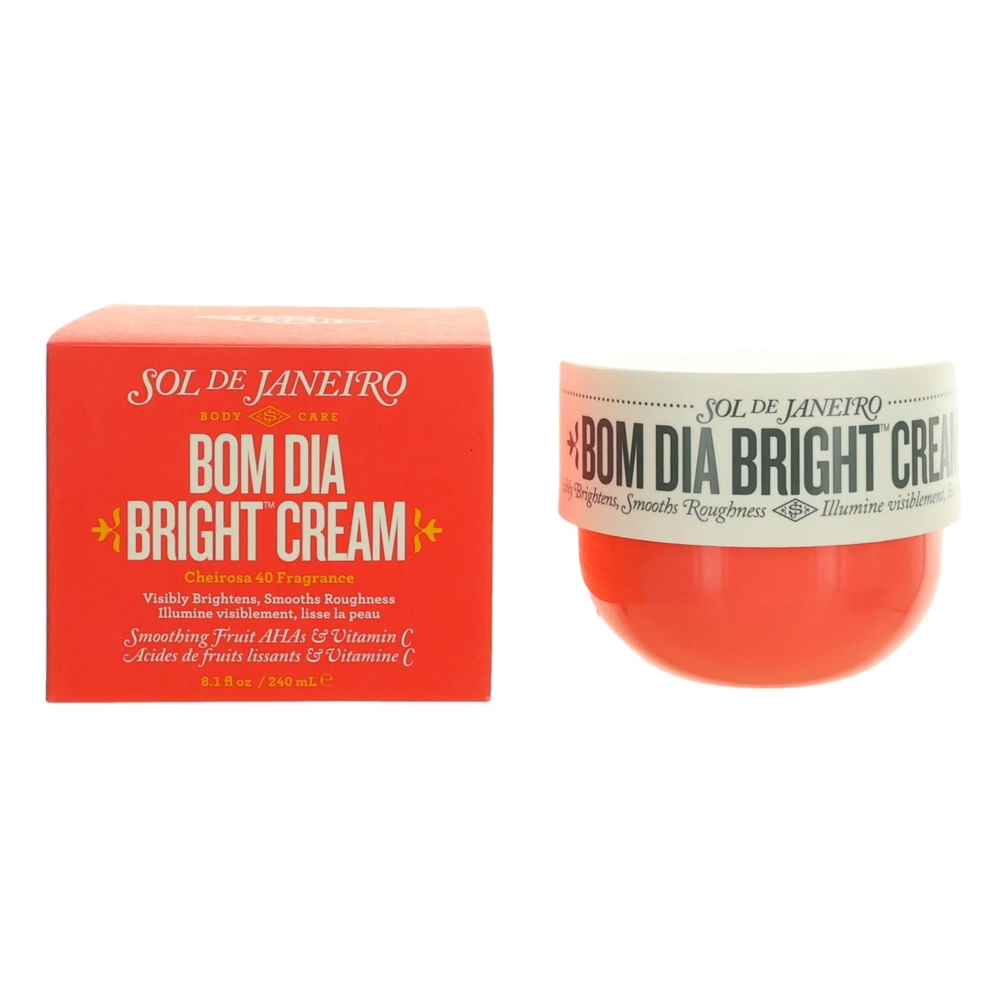 Bom Dia Bright Cream, 8 oz Body Cream