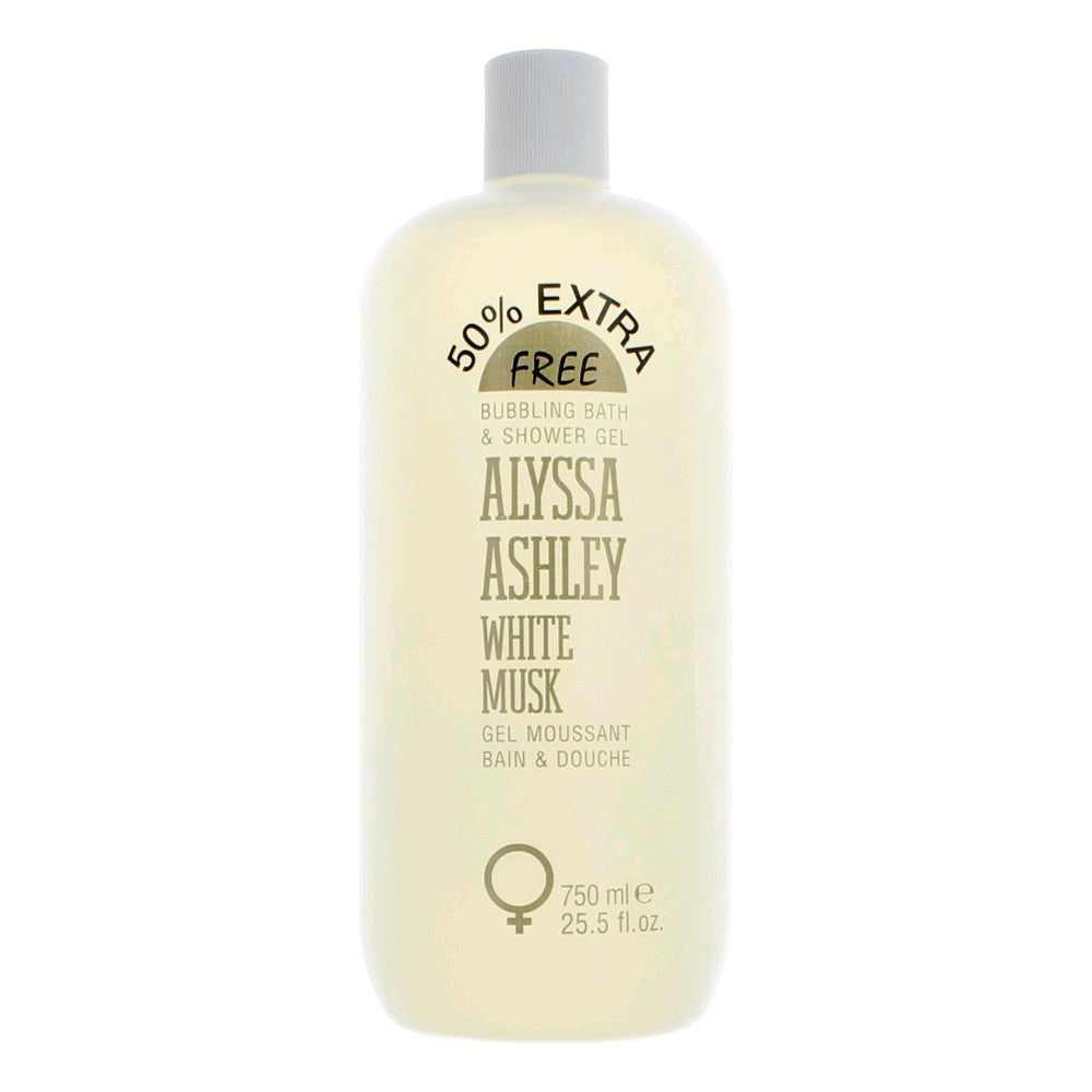 White Musk, 25.5 oz Bubbling Bath & Shower Gel