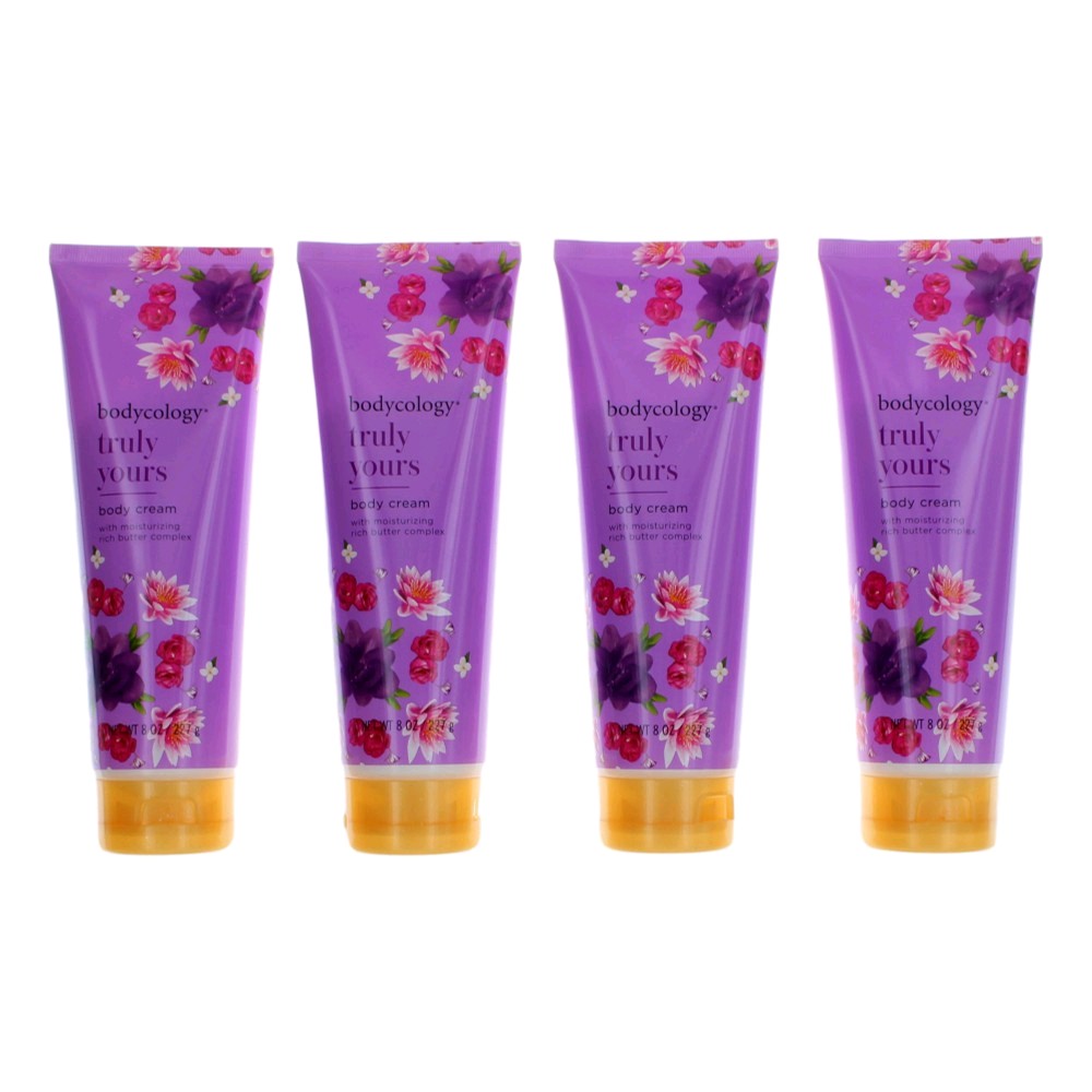 Truly Yours, 4 Pack 8 oz Moisturizing Body Cream women