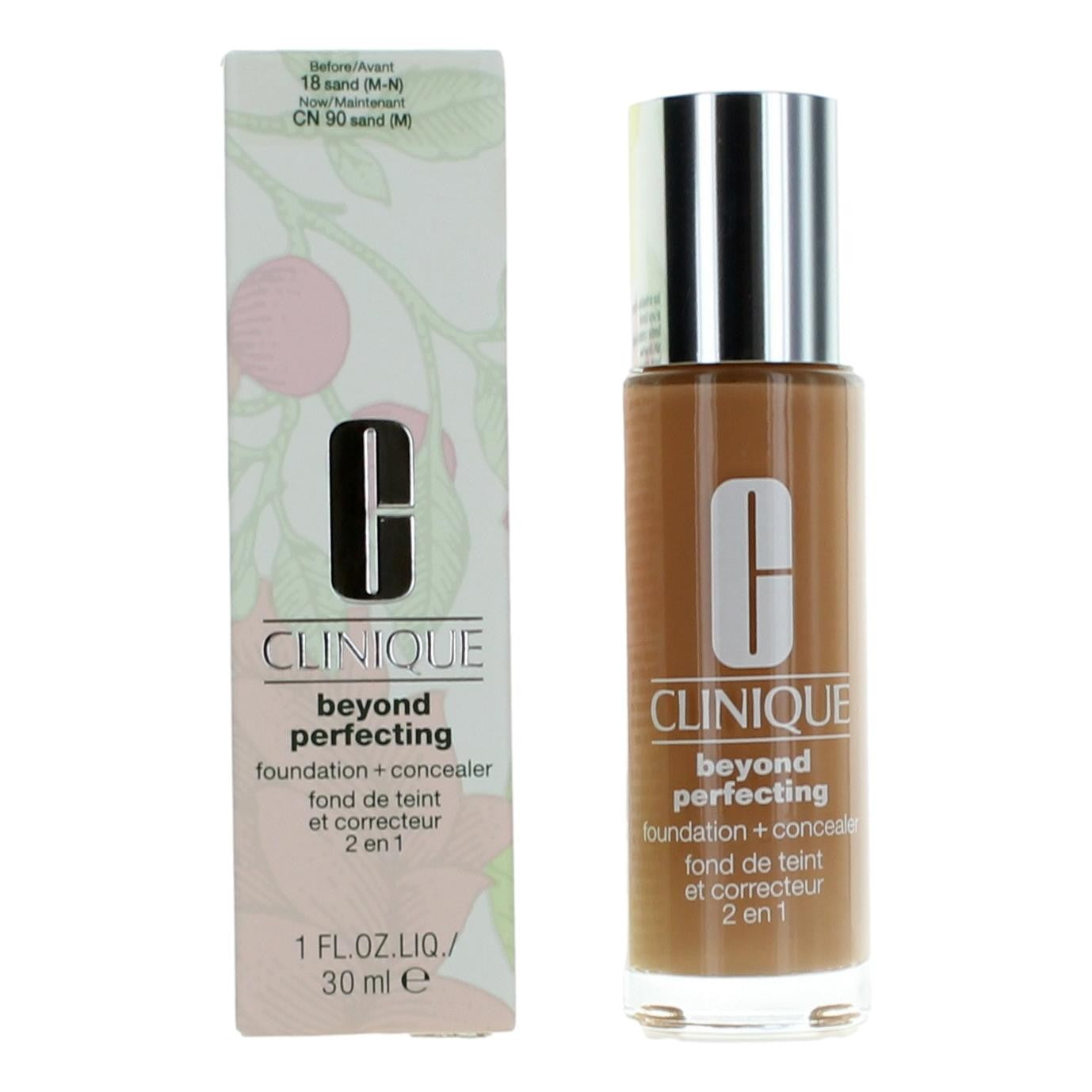 Clinique Beyond Perfecting, 1 oz Foundation + Concealer- CN 90 Sand