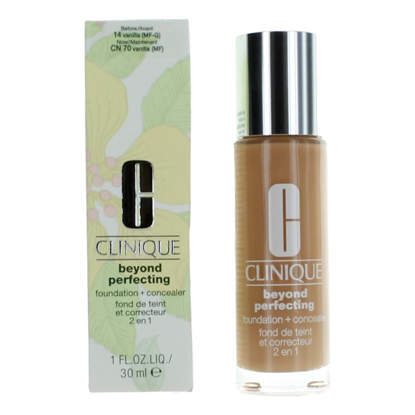 Clinique Beyond Perfecting, 1 oz Foundation + Concealer- CN 70 Vanilla