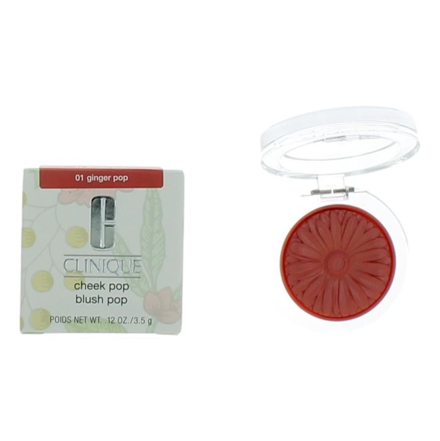 Clinique Cheek Pop, .12 oz Blush Pop- 01 Ginger Pop