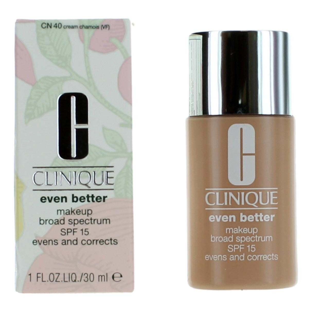 Clinique, 1 oz Even Better Makeup SPF- CN 40 Cream Chamois
