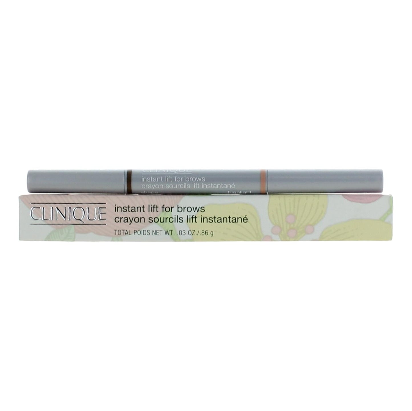 Clinique Instant Lift for Brows, .03 oz Eyebrow Pencil- 02 Soft Brown