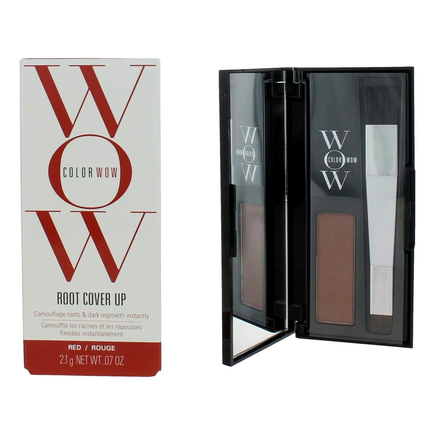 Color Wow Root Cover Up, .07 oz Root Coverup Powder- Red