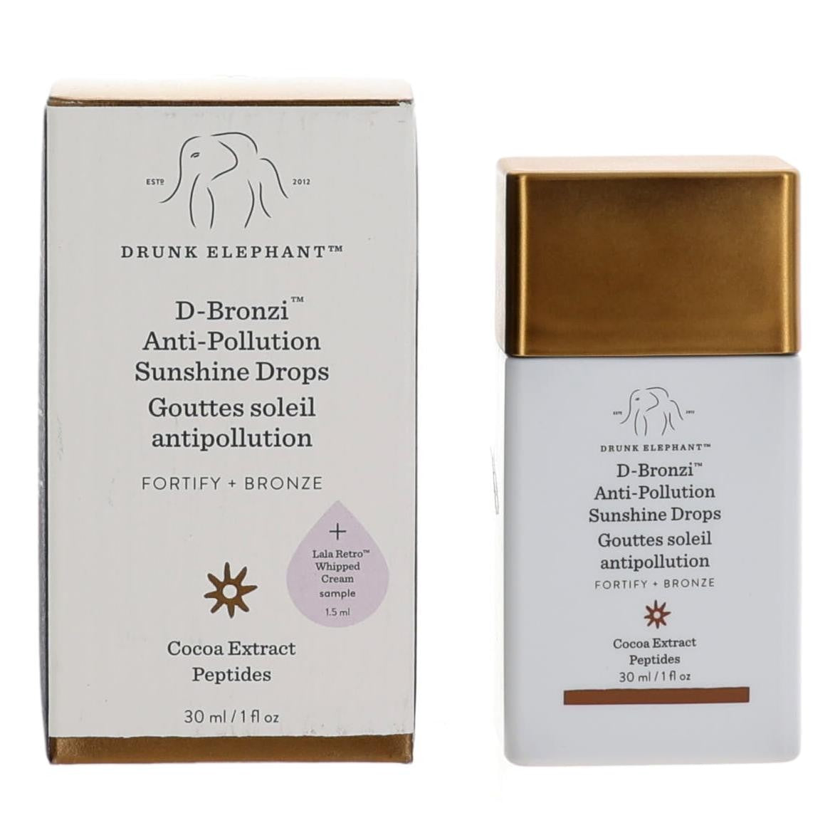 Drunk Elephant D-Bronzi, 1oz Anti-Pollution Sunshine Drops