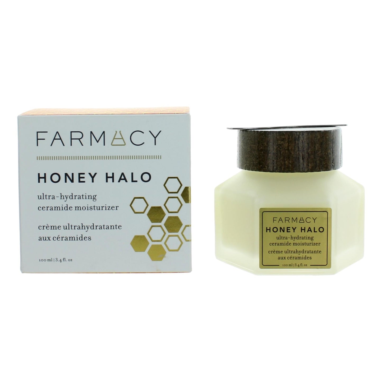 Farmacy Honey Halo, 3.4oz Ultra-Hydrating Ceramide Moisturizer
