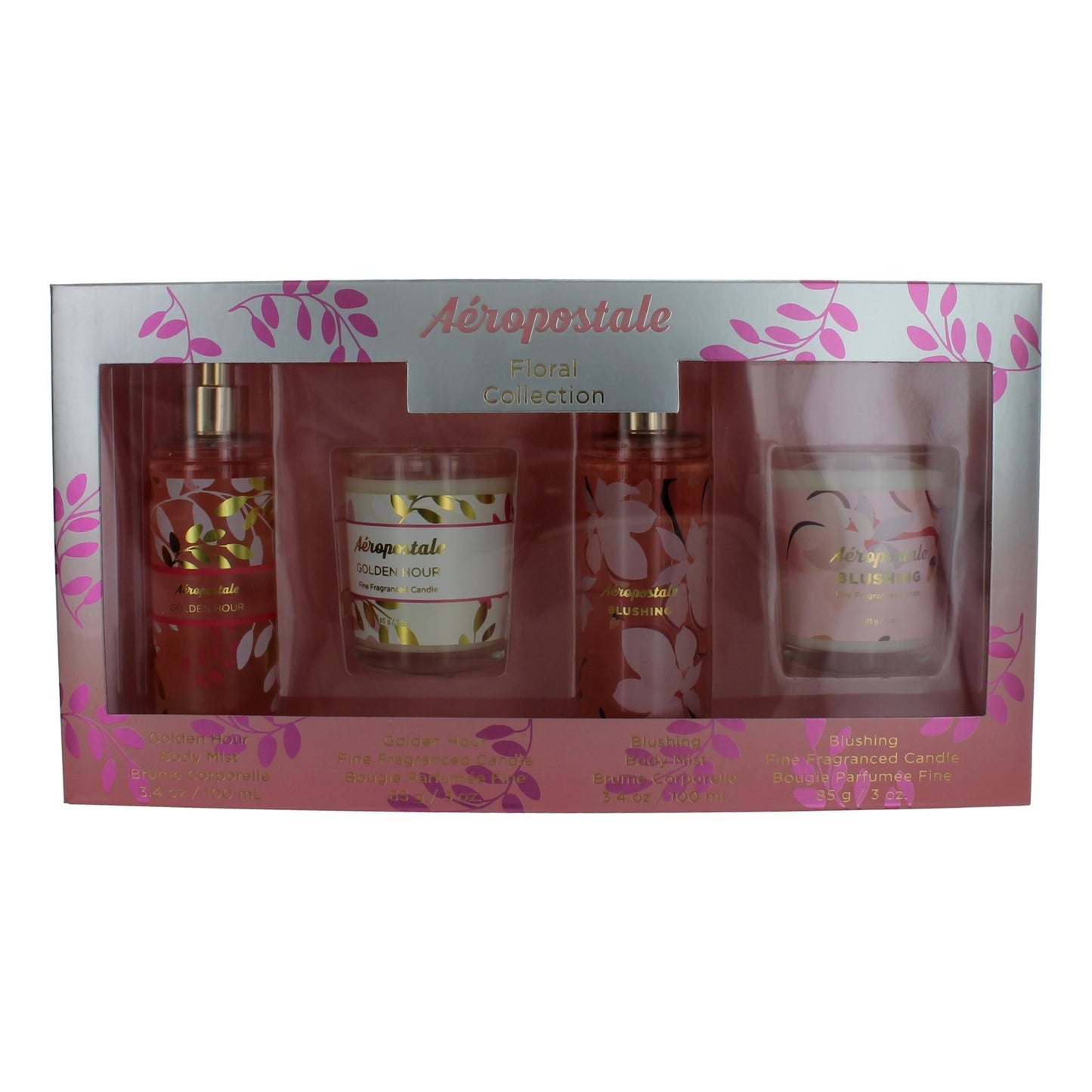 Aeropostale Floral Collection, 4 Piece Gift Set