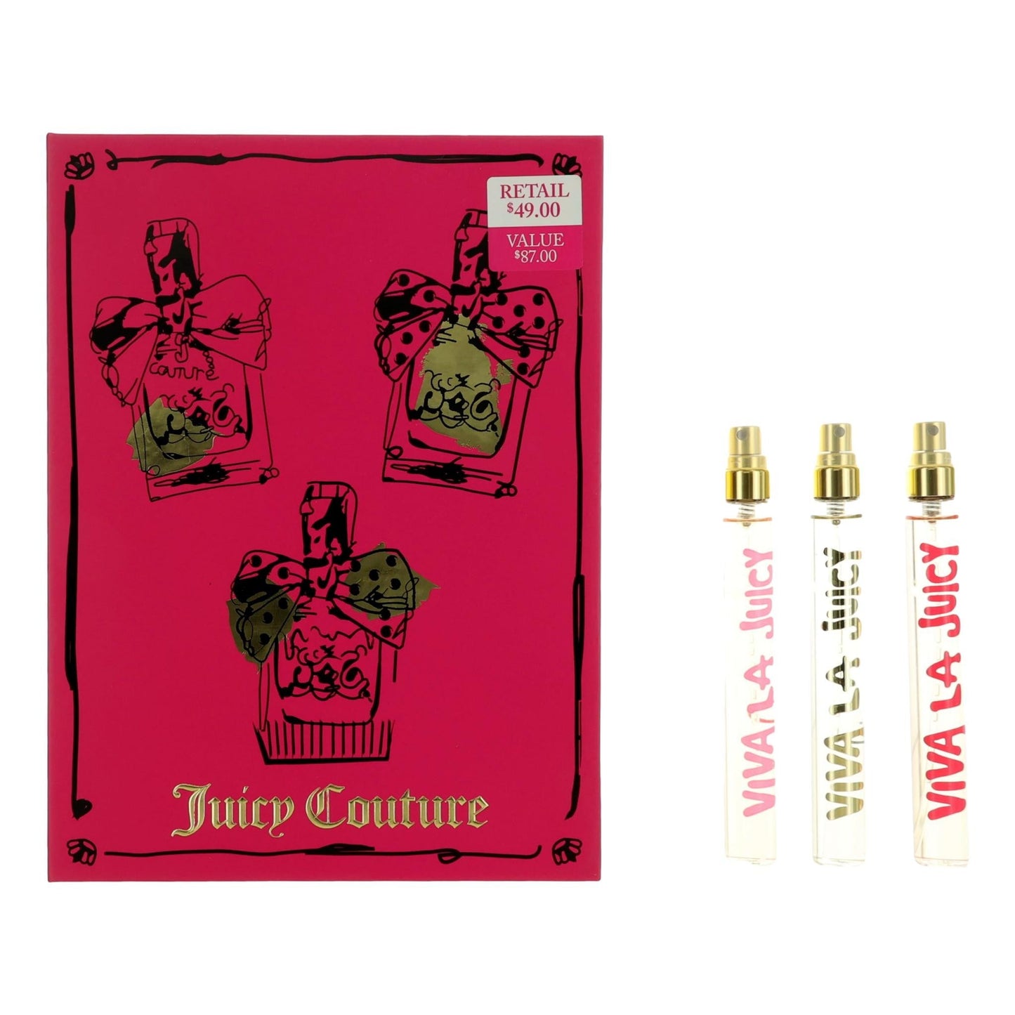 Juicy Couture, 3 Piece Variety Coffret Set for Women