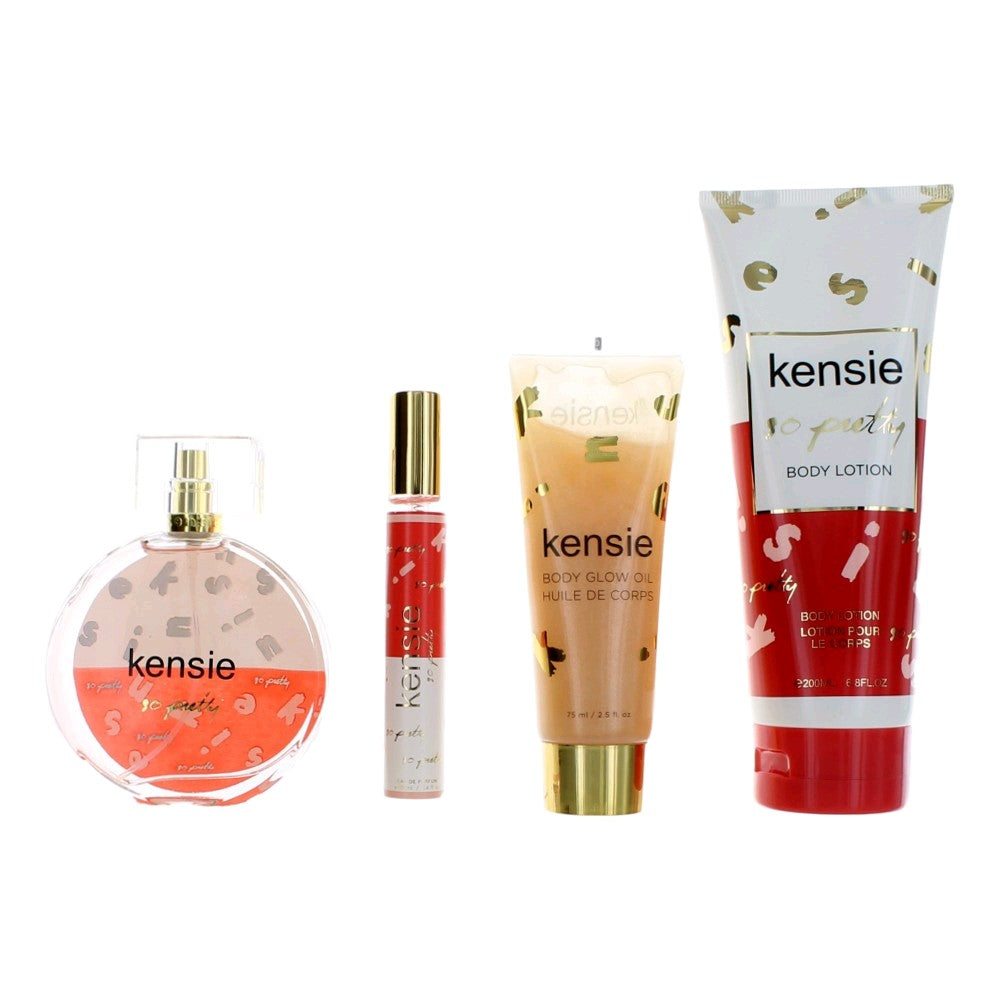 Kensie So Pretty, 4 Piece Gift Set for Women