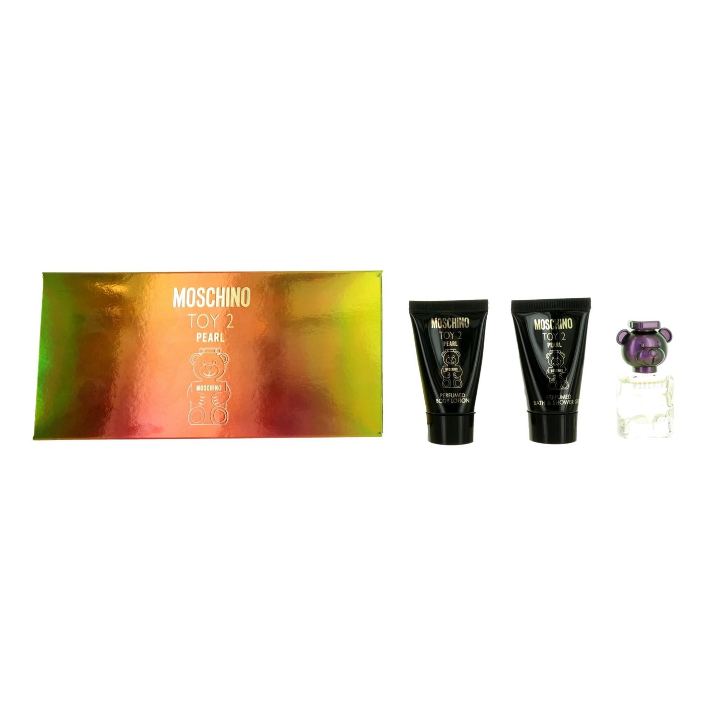 Moschino Toy 2 Pearl, 3 Piece Mini Set for Unisex