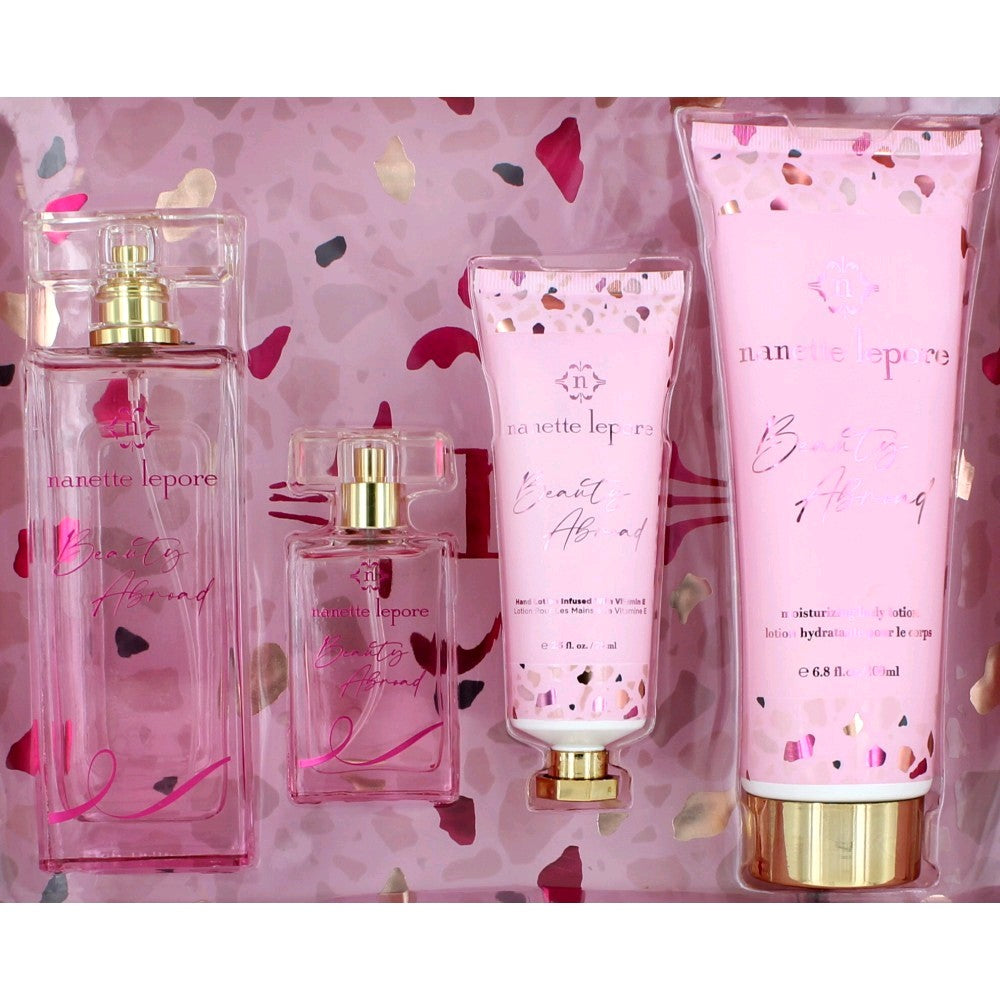 Beauty Abroad, 4 Piece Gift Set for Women