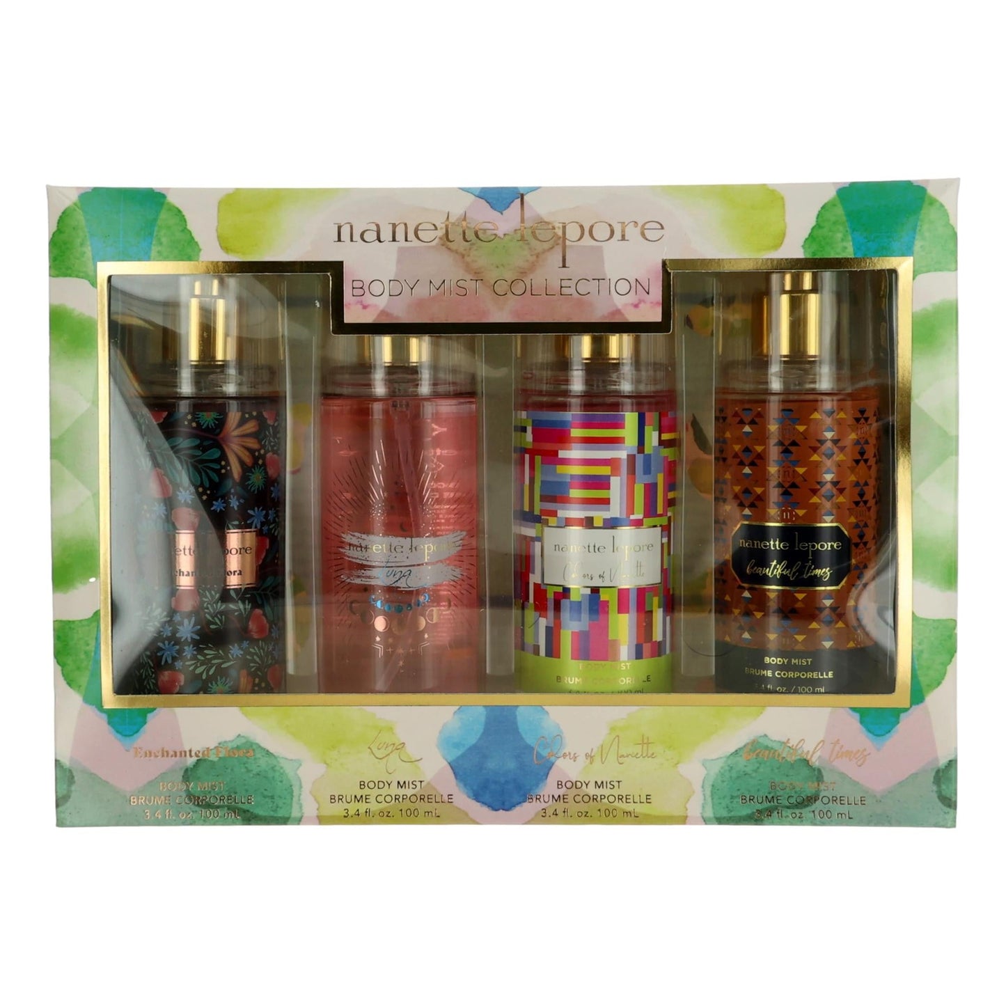 Nanette Lepore, 4 Piece Body Mist Set for Women