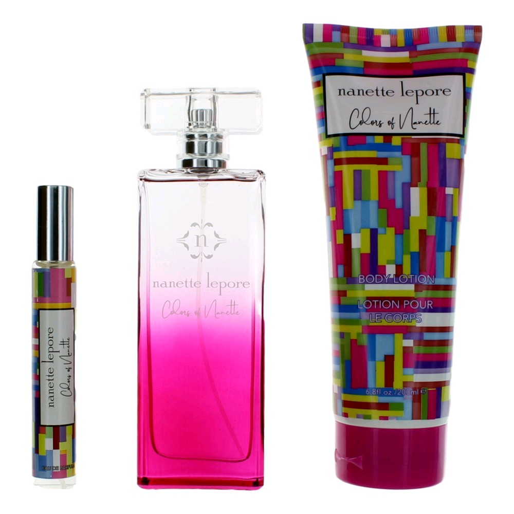 Colors of Nanettte, 3 Piece Gift Set for Women