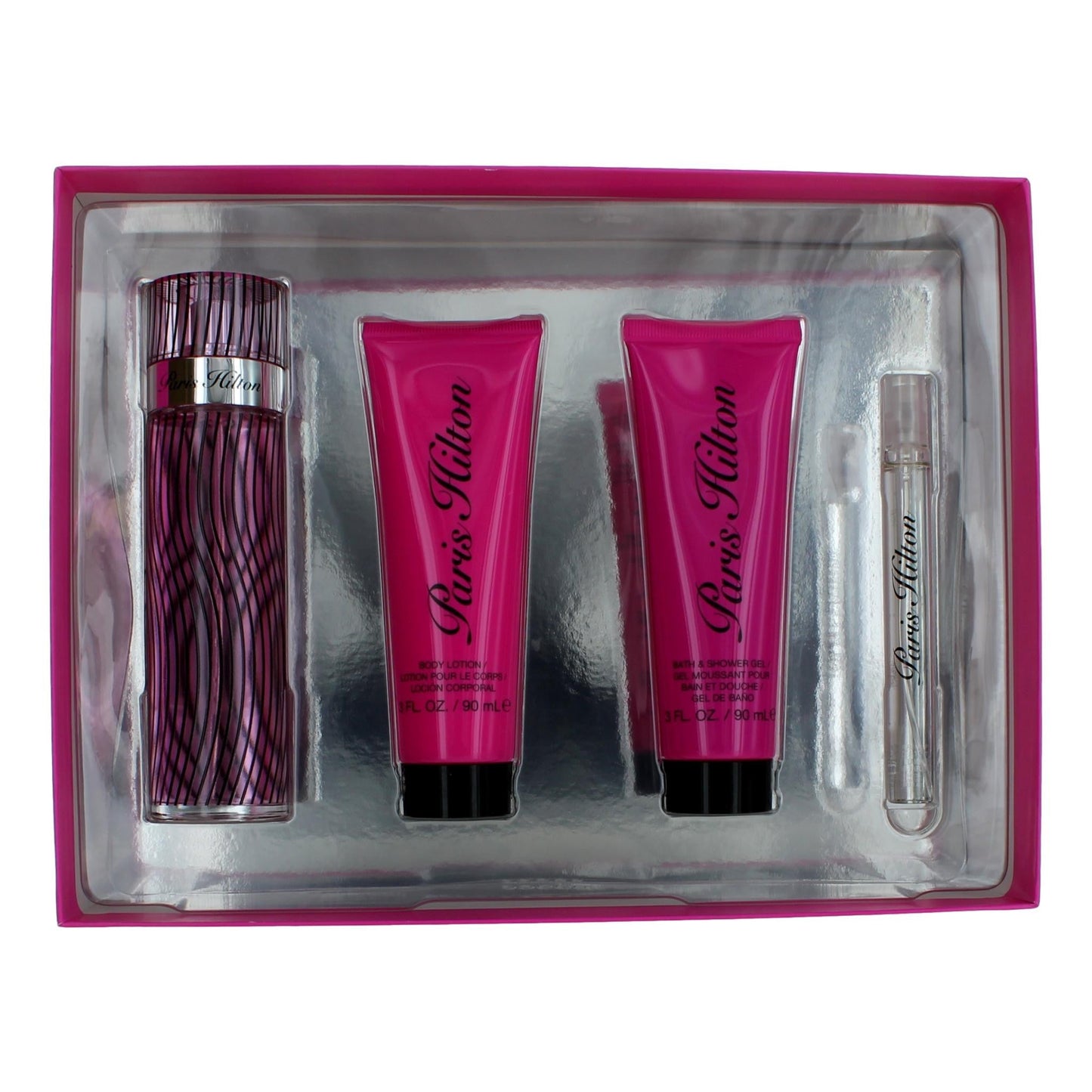 Paris Hilton, 4 Piece Gift Set women with Travel Spray