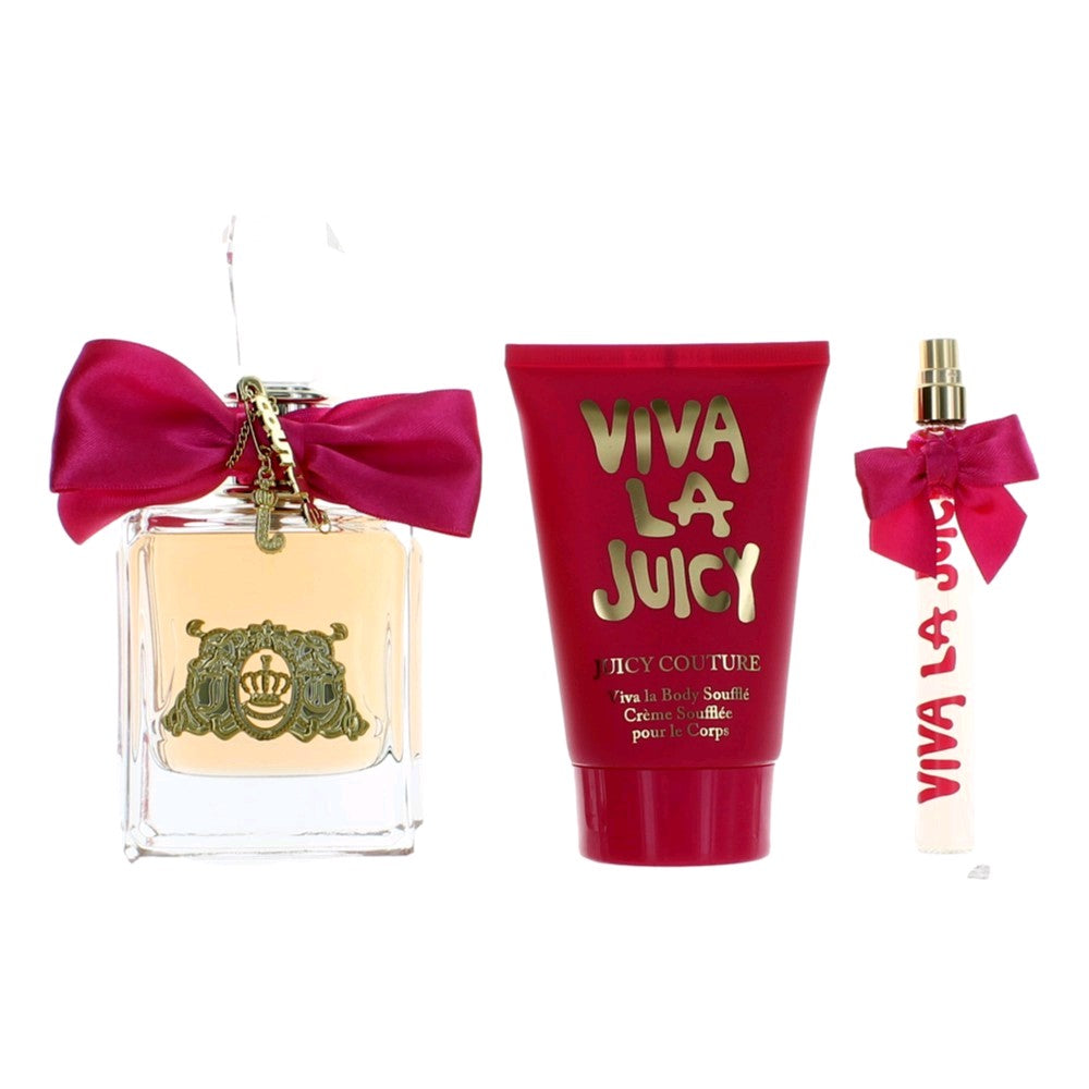 Viva La Juicy, 3 Piece Gift Set for Women with 3.4