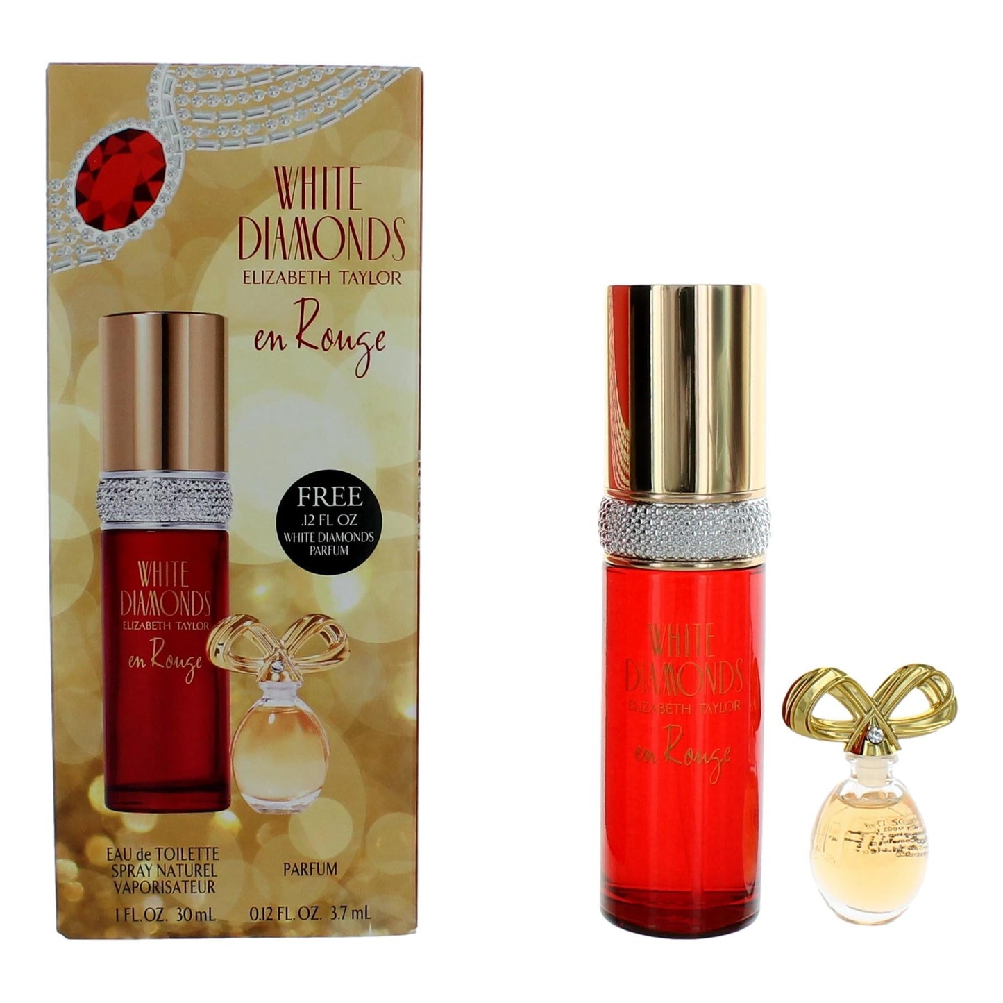 White Diamonds En Rouge, 2 Piece Gift Set women