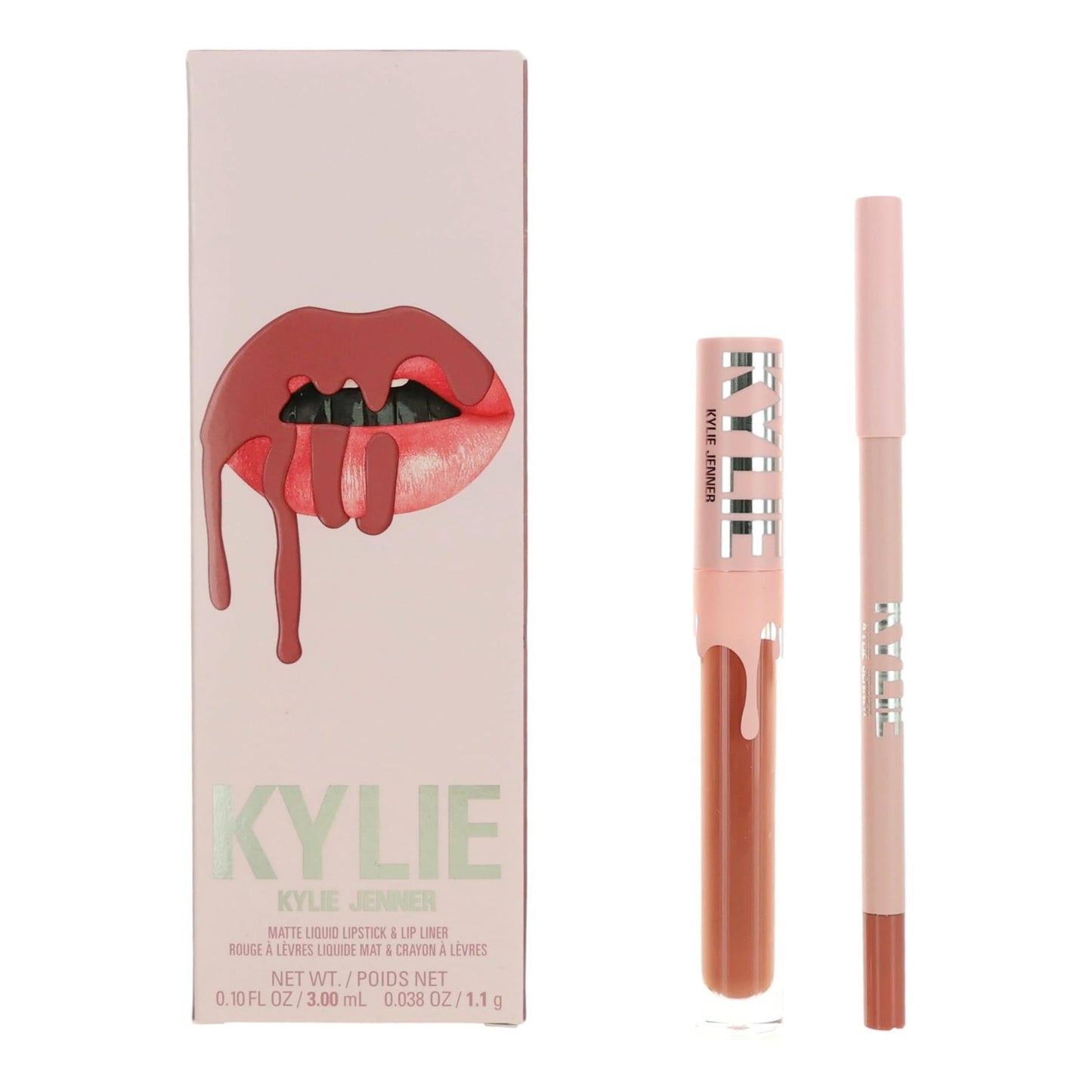 Kylie Matte Liquid Lipstick & Lip Liner- Angel