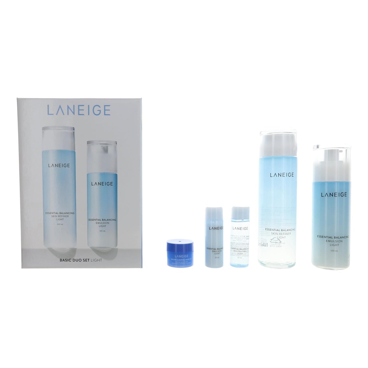 Laneige Basic Duo Set Light, 5 Piece Set