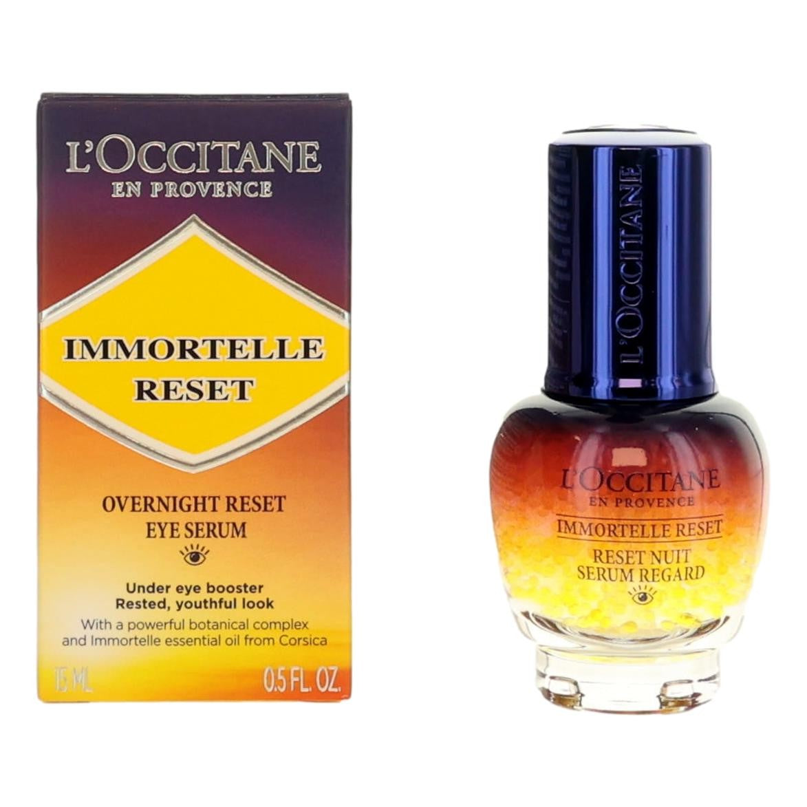 L'Occitane Immortelle Reset, 0.5oz Overnight Reset Eye Serum