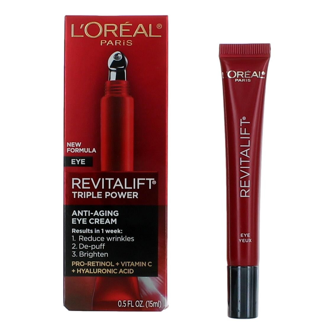 L'Oreal Revitalift Triple Power, 0.5oz Anti-Aging Eye Cream