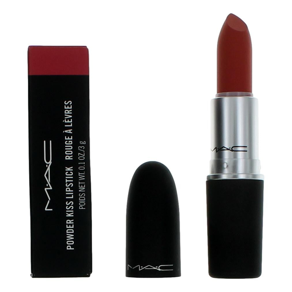 MAC Powder Kiss Lipstick, .1 oz Lipstick- 928 Sheer Outrage