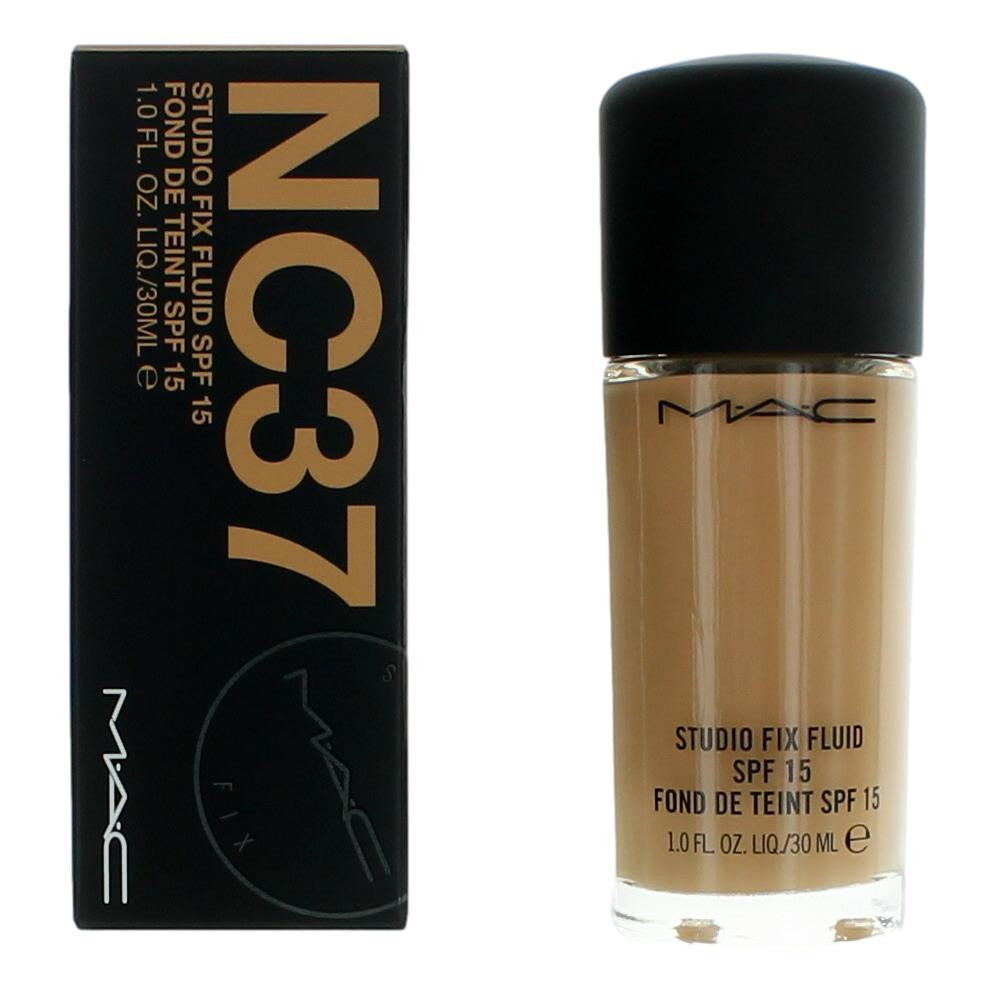 MAC Studio Fix Fluid, 1 oz Foundation SPF15- NC37