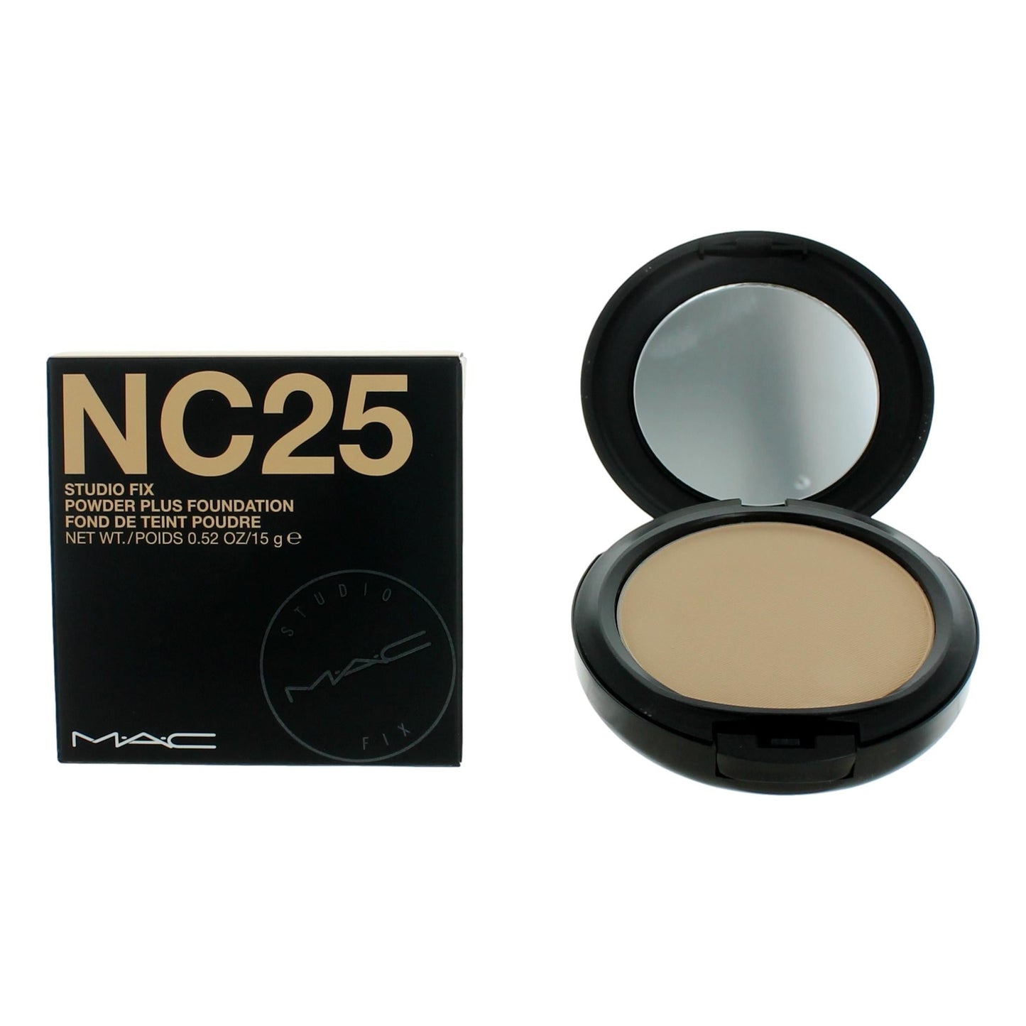 MAC Studio Fix Powder Plus Foundation, .52 oz Powder Foundation - NC25