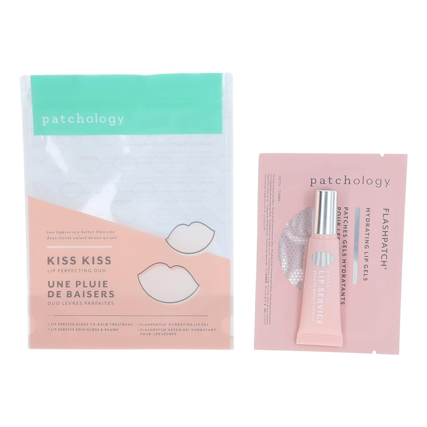 Patchology Kiss Kiss Lip Perfecting Duo, 2 Piece Lip Set
