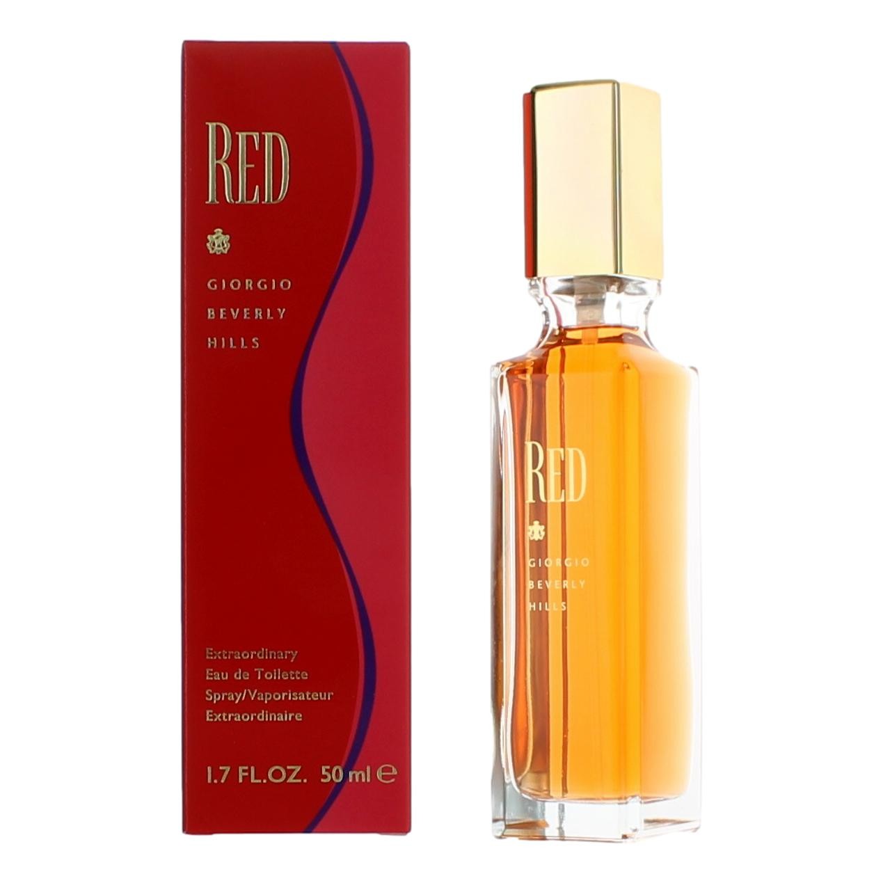 Red, 1.7 oz EDT Spray, women