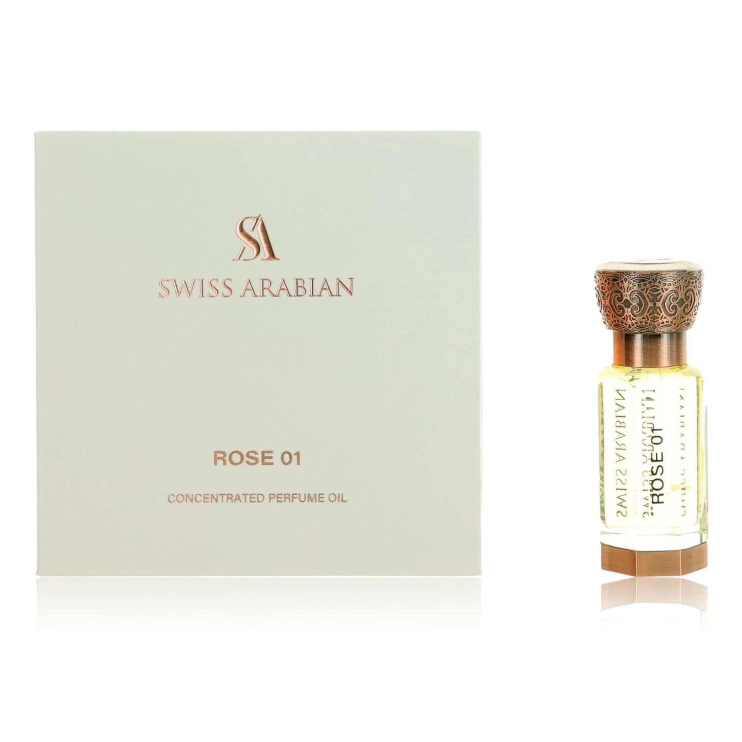 Rose 01, 0.4 oz Perfume Oil for Unisex
