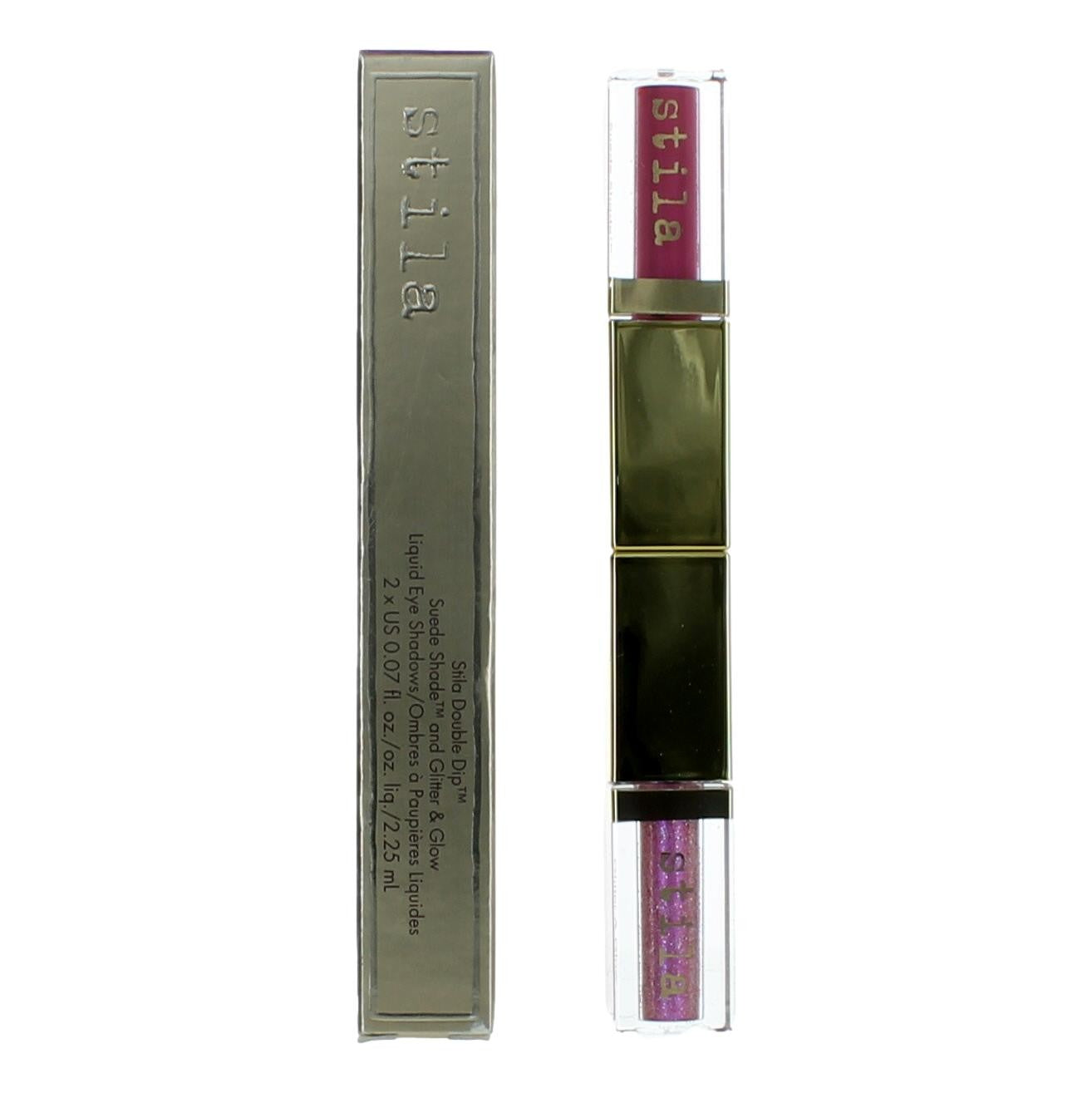 Stila Double Dip, 2 x .07 oz Liquid Eye Shadows- Pink Martini